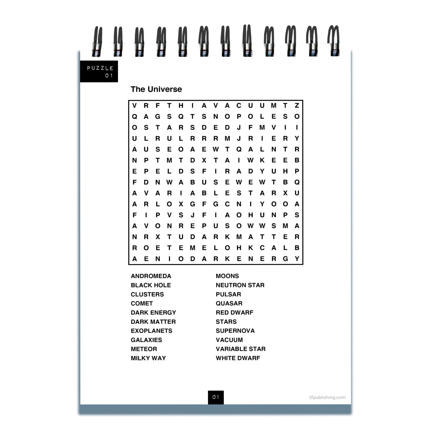 TF Publishing Word Search Puzzle Pad Books, Set Of 2 Books - Image 3