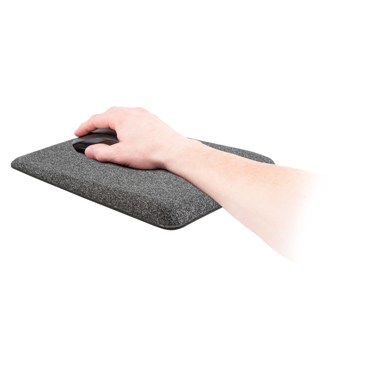 Allsop Premium Plush Angled Mousepad, Gray, Total Qty 1 - Image 3