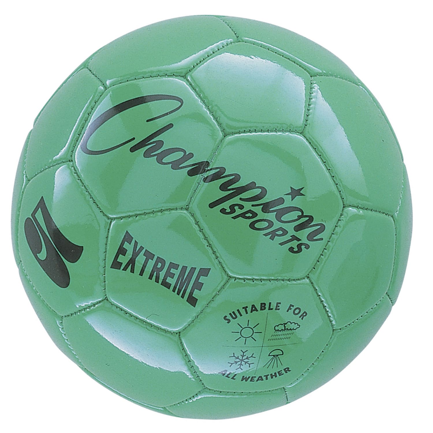 Champion Sports Extreme Soccer Balls, Size 5, Green, Pack Of 2 Balls - Image 4