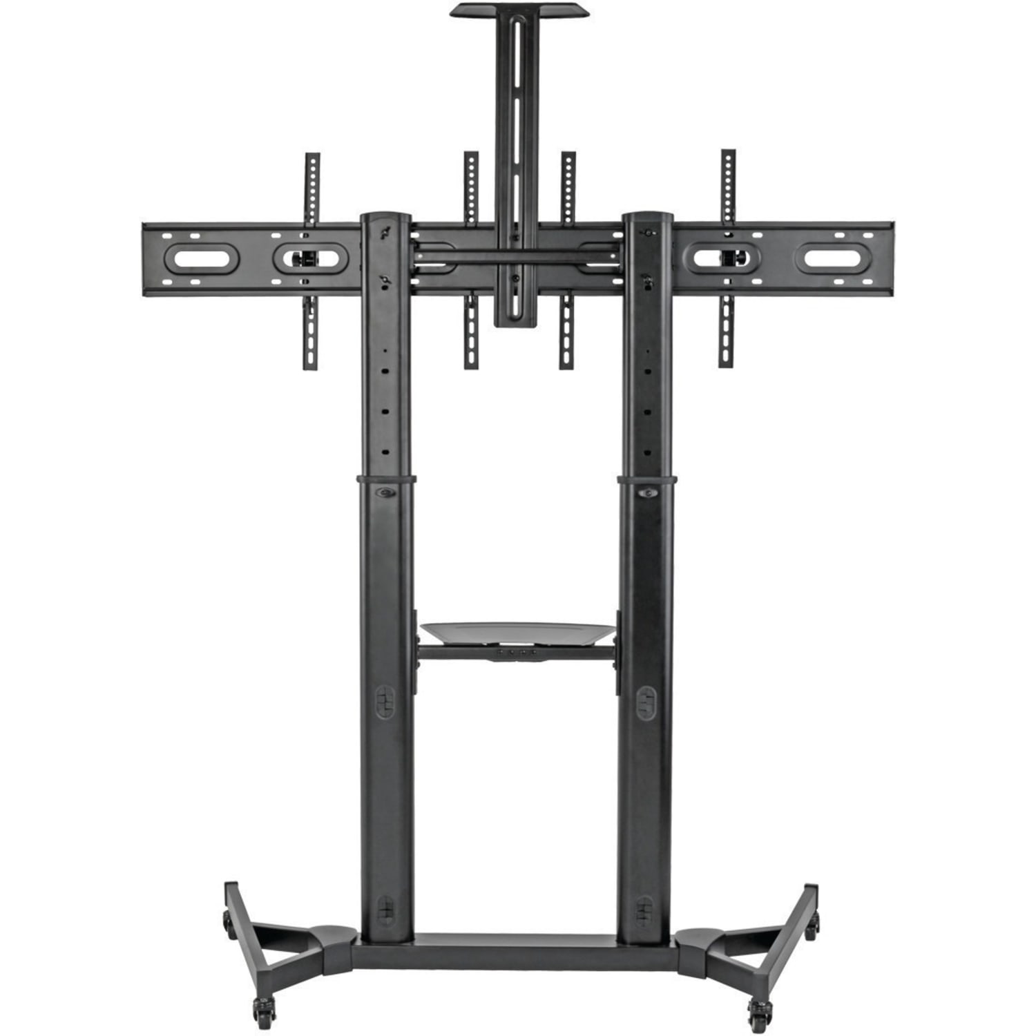 Eaton Tripp Lite Series Dual Screen Mobile TV Floor Stand Cart Height-Adjustable 35-45in - Cart (fasteners, wrench) - for 2 monitors - steel - black - screen size: 35in- 45in - Image 5