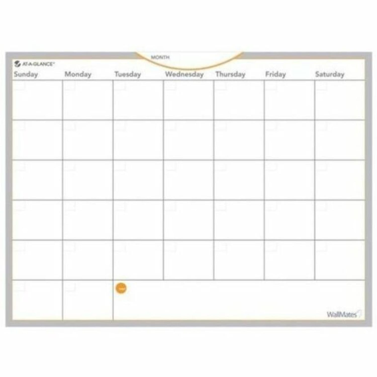 AT-A-GLANCE WallMates Dry-Erase Calendar Surface, 18in x 24in, Monthly Undated - Image 5