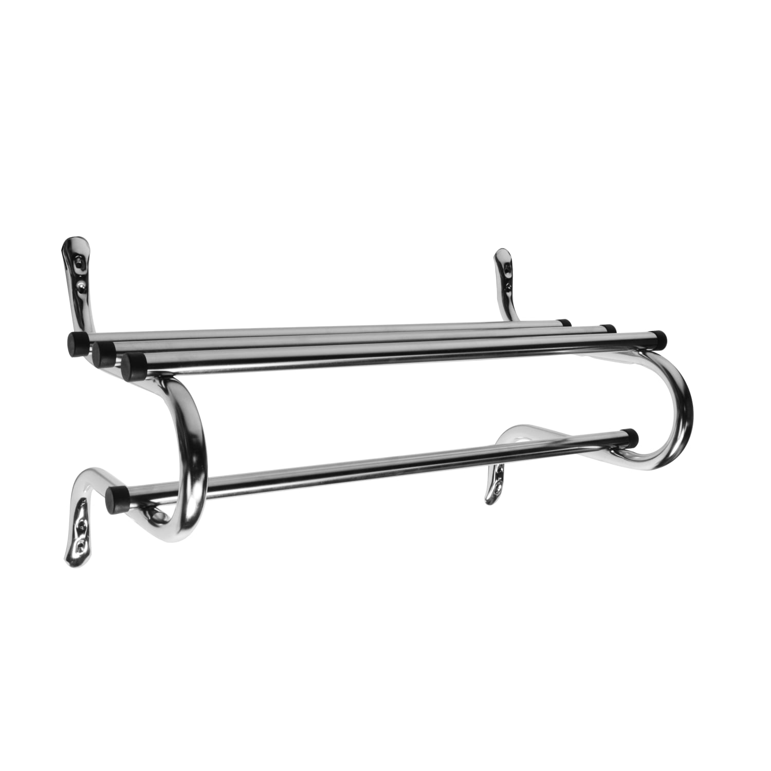 CSL TMK Series Metal Wall Rack, 17inH x 36inW x 14-3/4inD, Silver