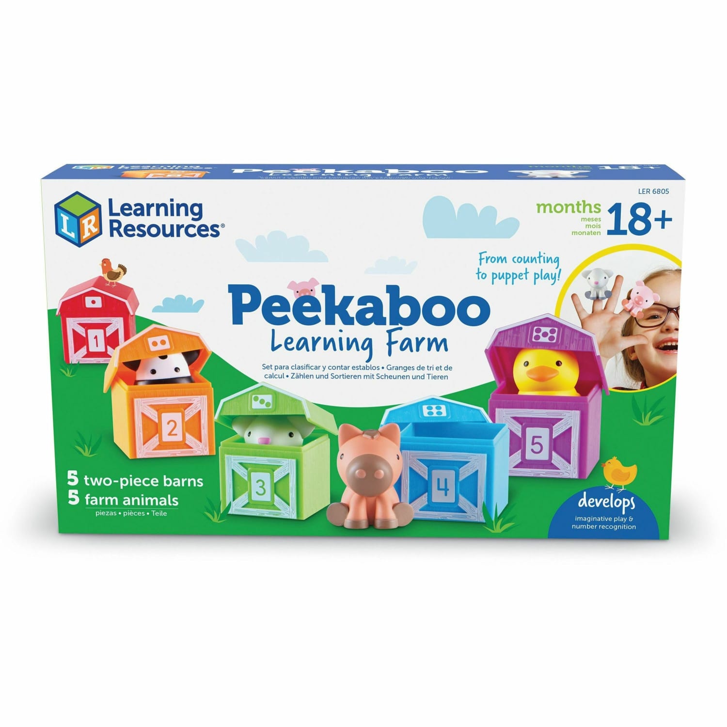 Learning Resources Peekaboo Learning Farm - Image 3
