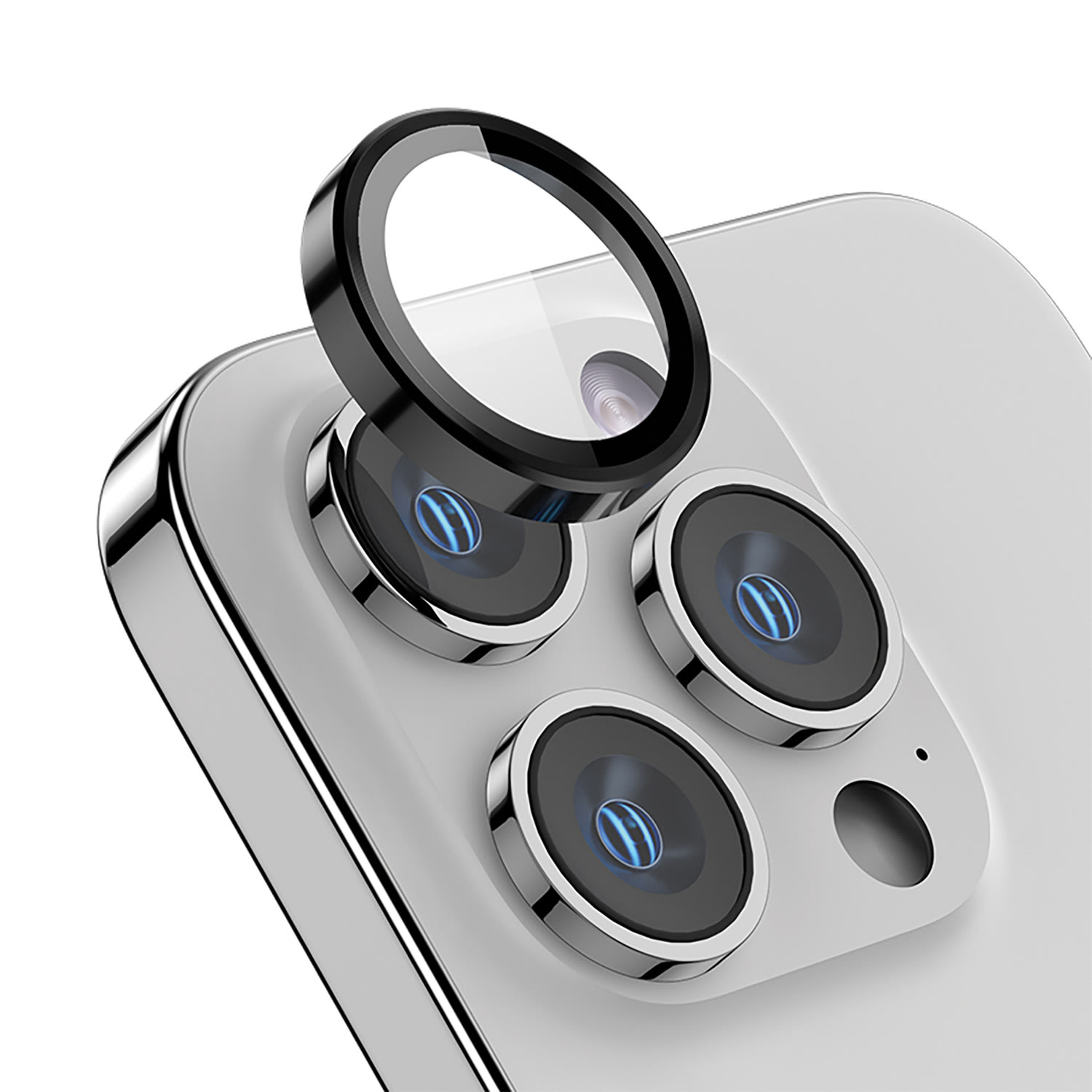 cellhelmet Tempered Camera Glass Protector, For iPhone 15 Pro/Pro Max, TEMP3CMRAIPHONE15 - Image 4