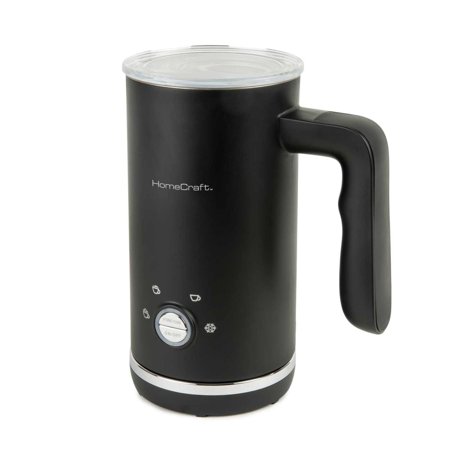 Nostalgia Electrics HomeCraft 4-in-1 Electric Milk Frother, Black - Image 4