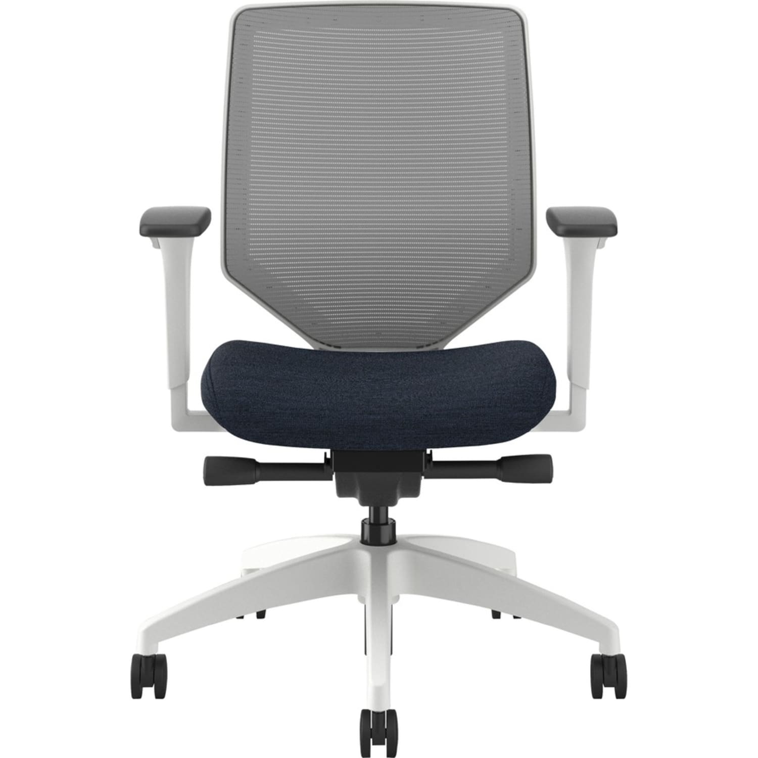 Hon Solve Mid-Back Task Chair, Fog Mesh/Midnight, 1 Each - Image 5