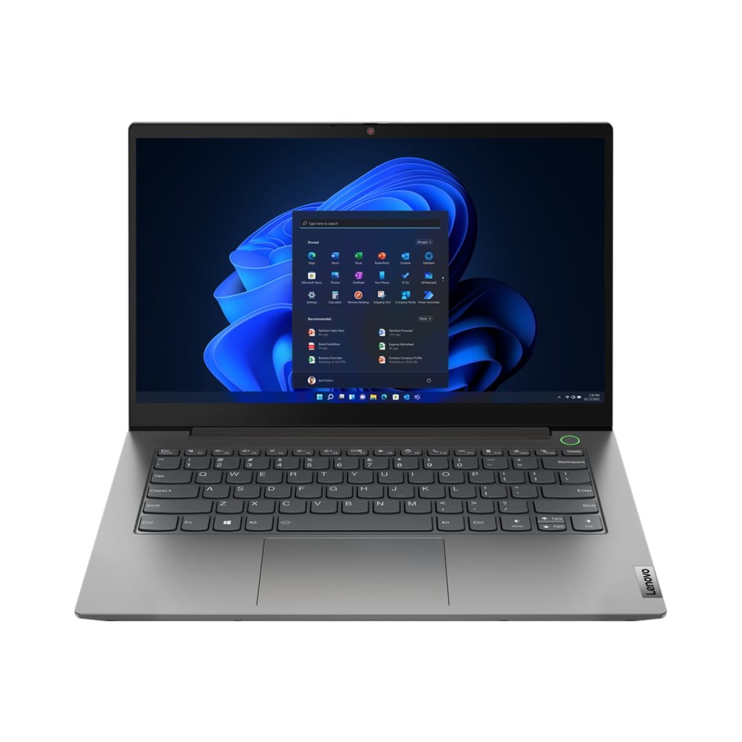 Lenovo ThinkBook 14 Laptop, 14in Screen, Intel Core i7, 8GB Memory, 512GB Solid State Drive, Mineral Gray, Windows 11 - Image 3