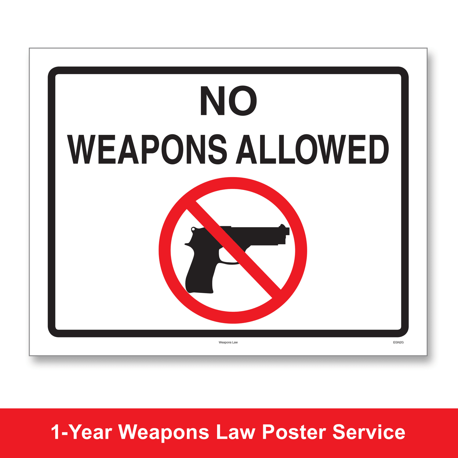 ComplyRight State Weapons Law 1-Year Poster Service, English, Utah, 8 1/2in x 11in - Image 3