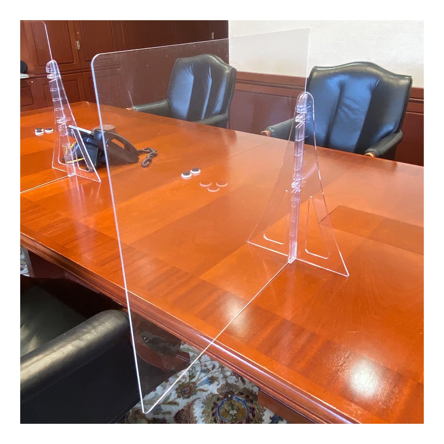 Azar Displays Cashier Shields, 18in x 24in, Clear, Set Of 2 Shields - Image 5