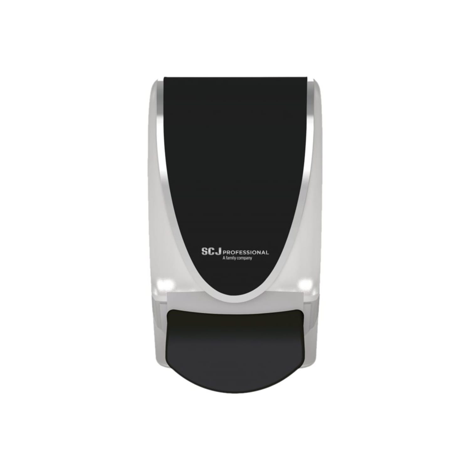 SC Johnson Professional Transparent Manual Dispenser, 1 L, 4.92 x 4.5 x 9.25, Black/Chrome, 15/Carton - Image 6