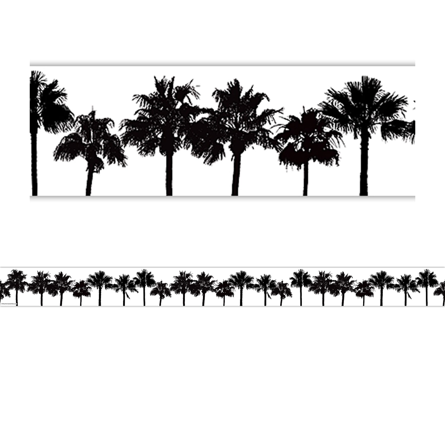 Teacher Created Resources Straight Border Trim, Coco Palms, 35ft Per Pack, Set Of 6 Packs - Image 3