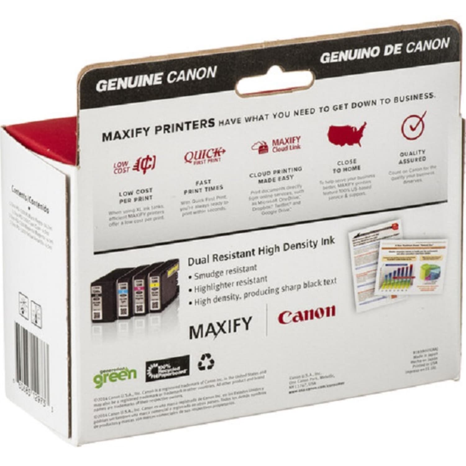Canon PGI-1200 Black; Cyan; Magenta; Yellow Extra High-Yield Ink Tanks, Pack Of 4, 9183B005 - Image 3
