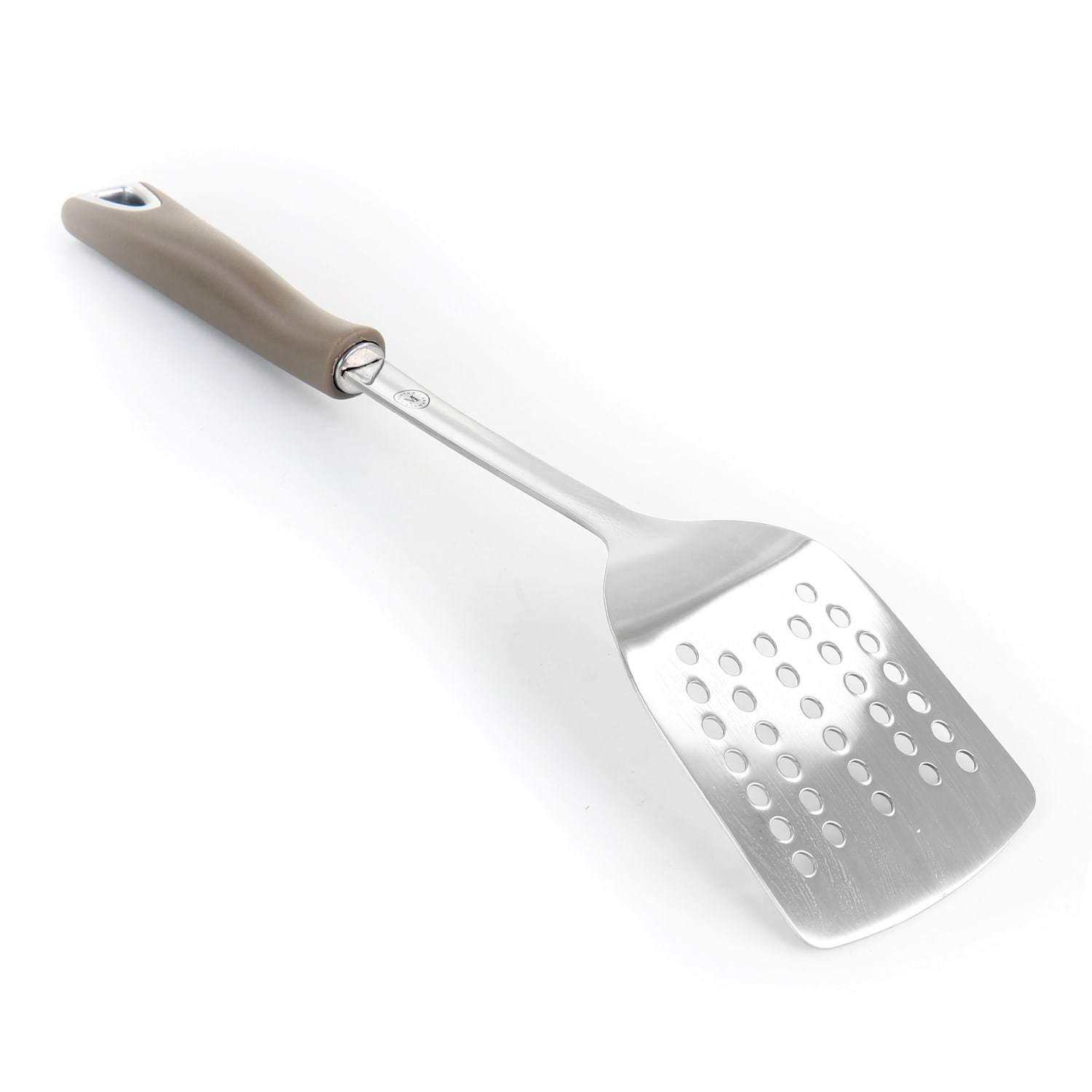 Martha Stewart Stainless Steel Slotted Turner, Gray - Image 3