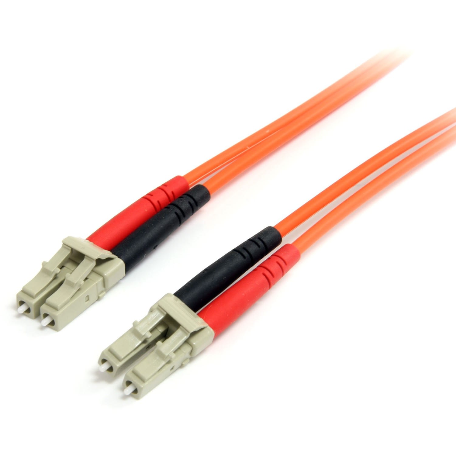 StarTech.com 2m Fiber Optic Cable - Multimode Duplex 62.5/125 LSZH Fiber Jumper Cord - LC/LC - Connect fiber network devices for high-speed transfers with LSZH rated cable - 2m LC Fiber Optic Cable - 2 m LC to LC Fiber Patch Cable - Image 3