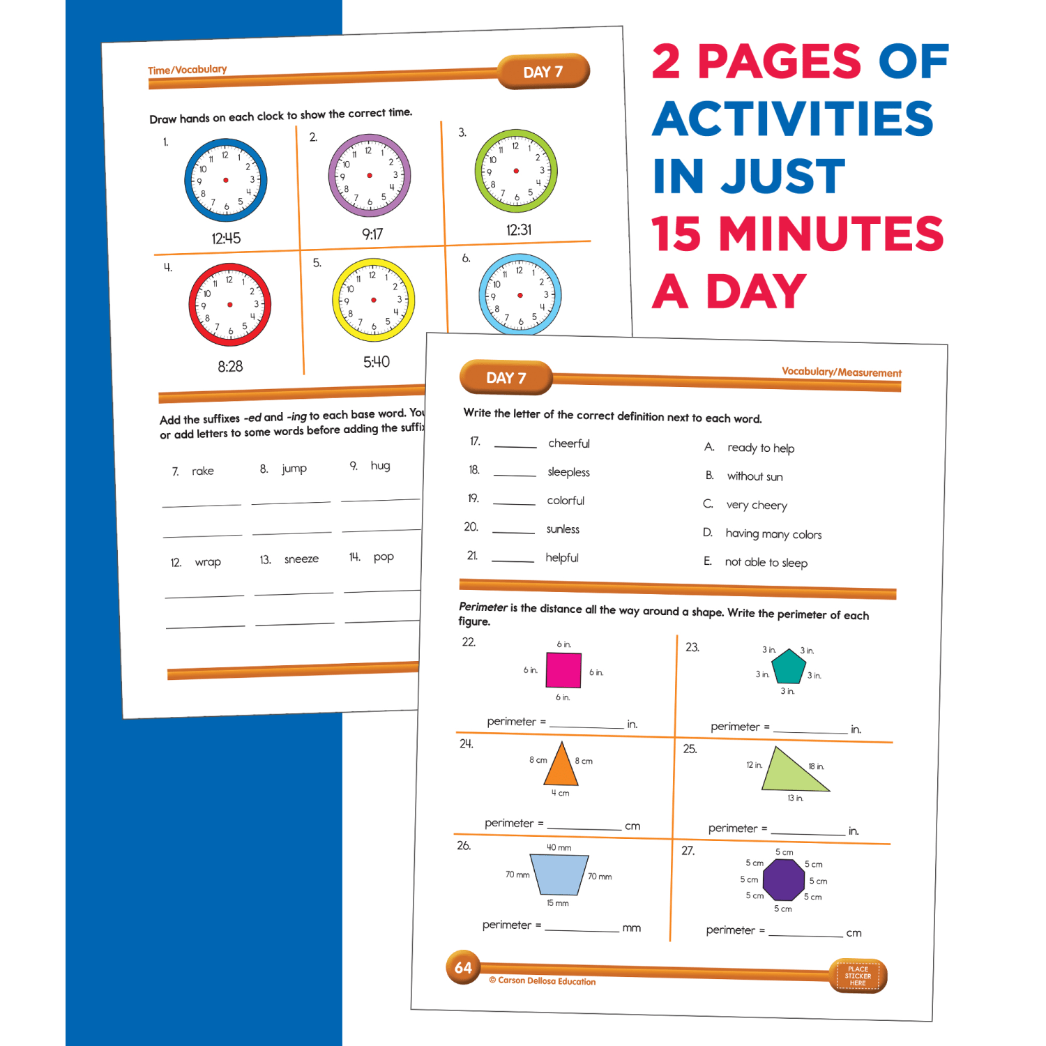 Carson-Dellosa Summer Bridge Activities Workbook, 3rd Edition, Grades 2-3 - Image 5
