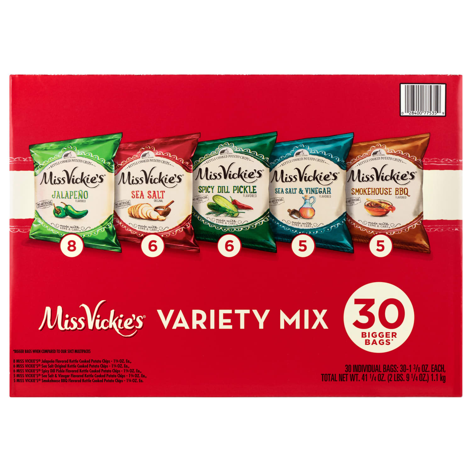 KIND Minis Dark Chocolate Nuts & Sea Salt And Caramel/Miss Vickies Kettle Cooked Chips Variety Pack - Image 4