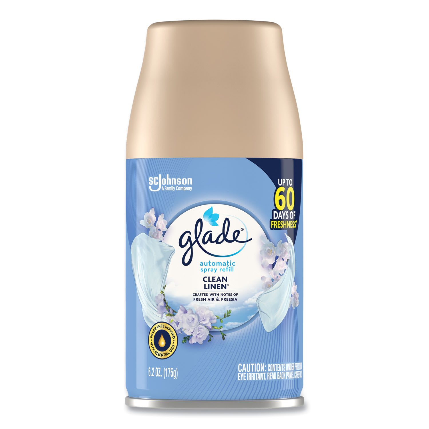 Glade Automatic Air Freshener, Clean Linen, 6.2 oz, 6/Carton - Image 3