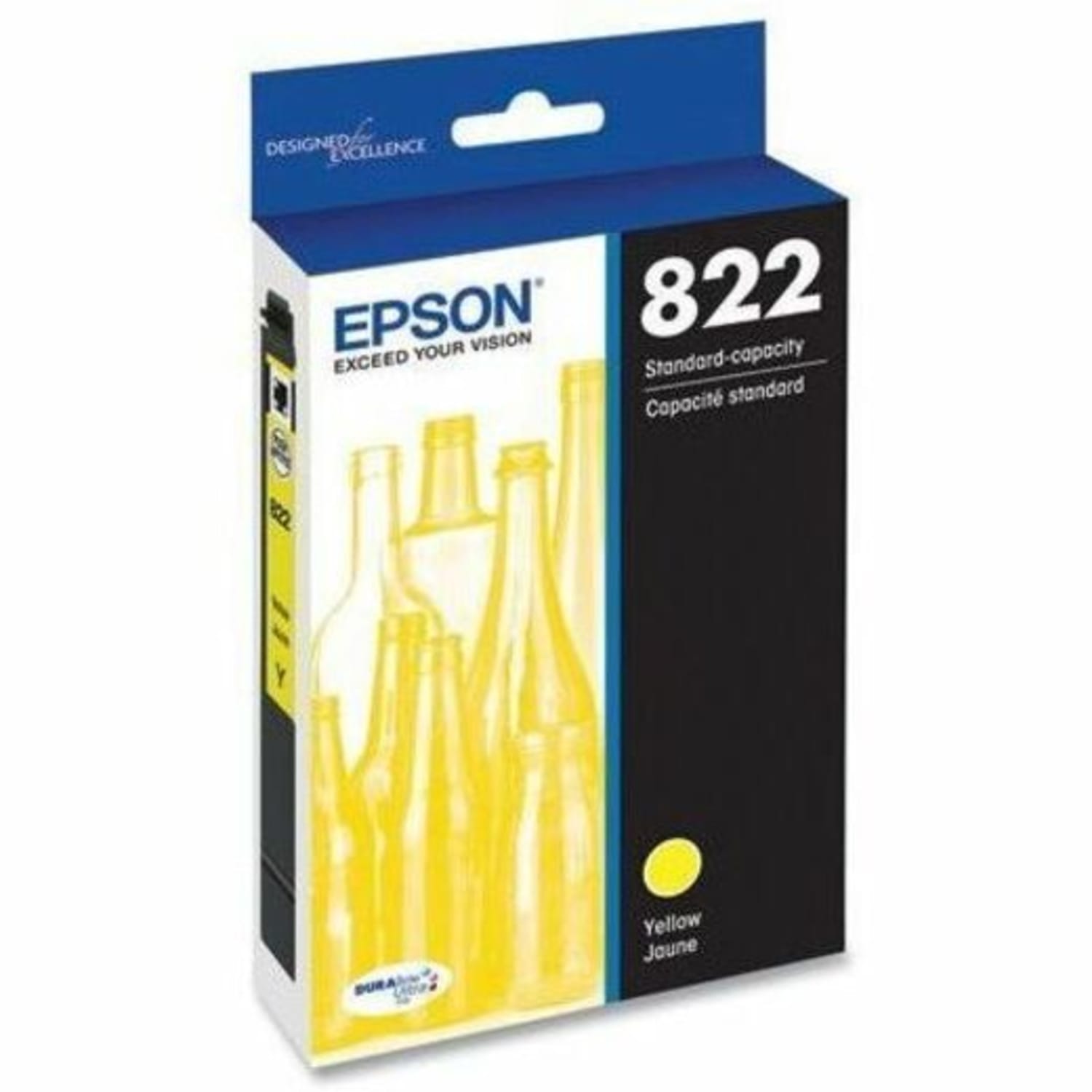 Epson 822 DuraBrite Ultra Yellow Ink Cartridge, T822420-S - Image 3