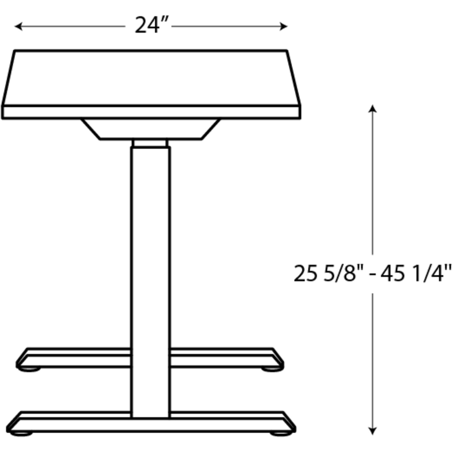HON Coze Worksurface With Coordinate Height-Adjustable Base, 54inW, Florence Walnut/Black - Image 4