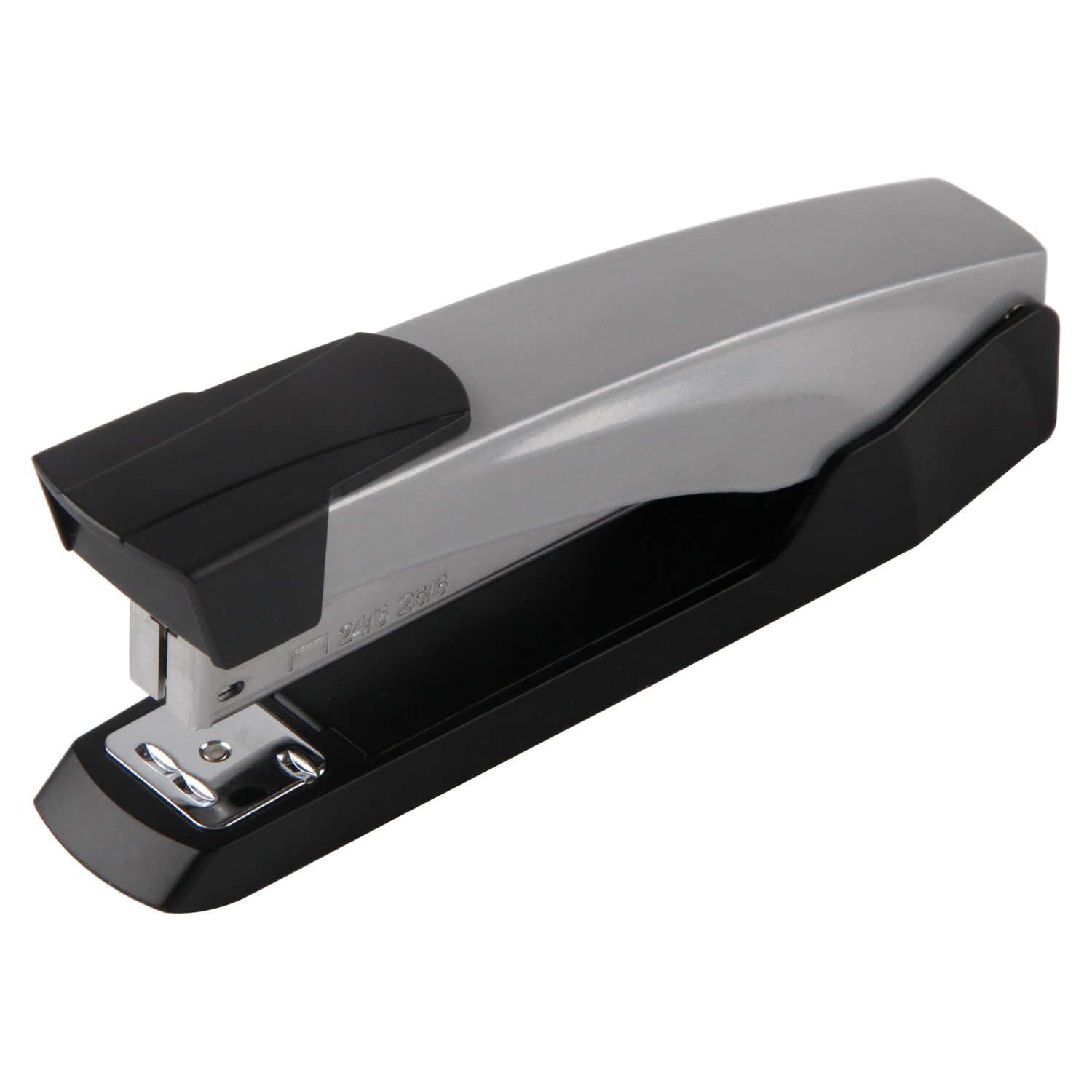 Office Depot Brand Full-Strip Metal Desktop Stapler, 25 Sheets Capacity, Silver