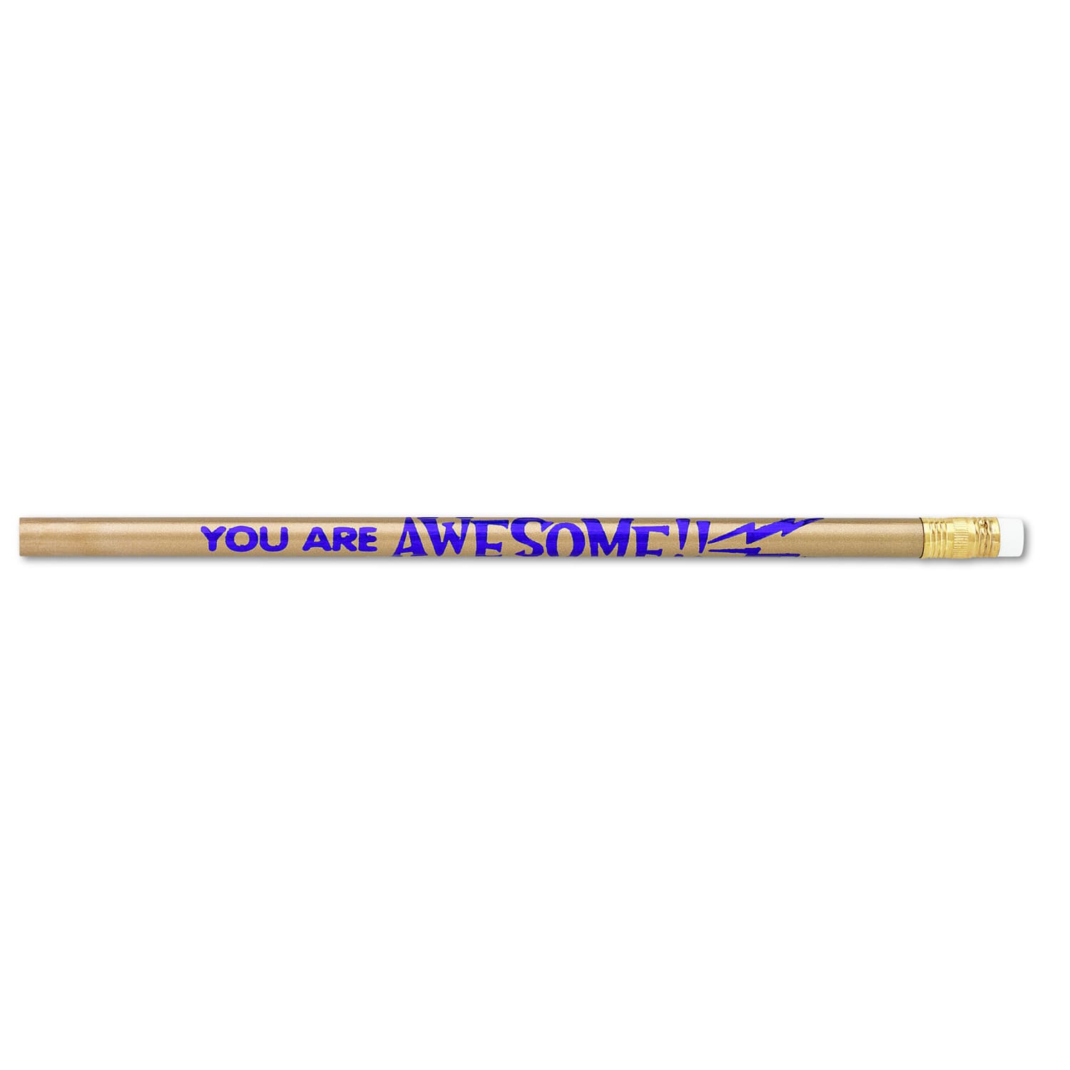 J.R. Moon Pencil Co. Pencils, HB #2/Medium, You Are Awesome!, Multicolor, Pack Of 144 Pencils - Image 3