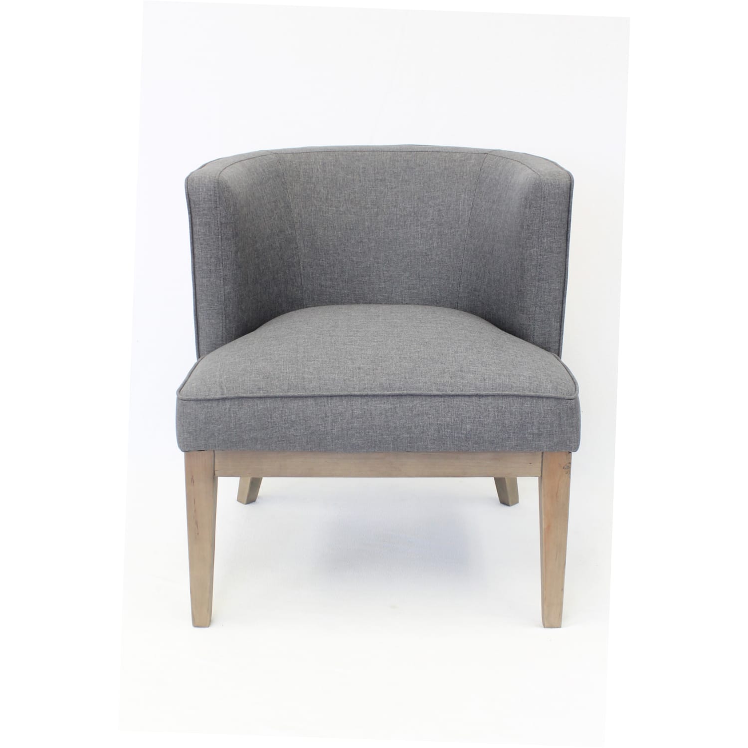 Boss Office Products Ava Accent Chair, Slate Gray/Driftwood - Image 3