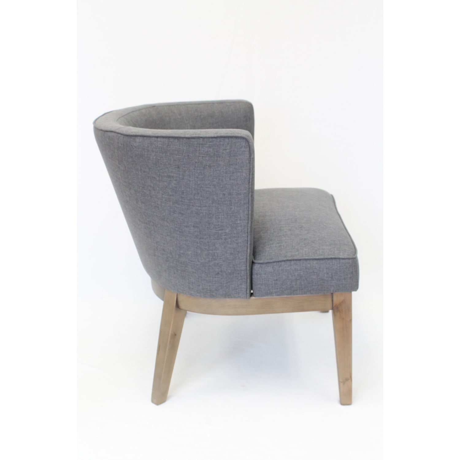 Boss Office Products Ava Accent Chair Slate GrayDriftwood PopularChairscom