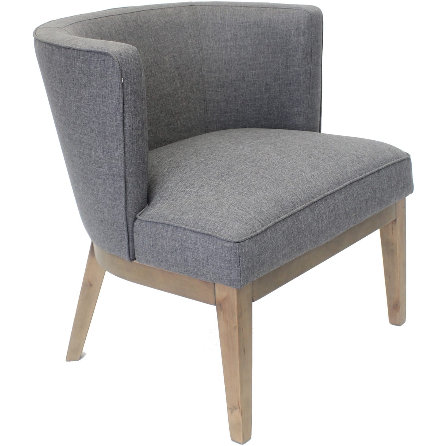 Boss Office Products Ava Accent Chair, Slate Gray/Driftwood - Image 7