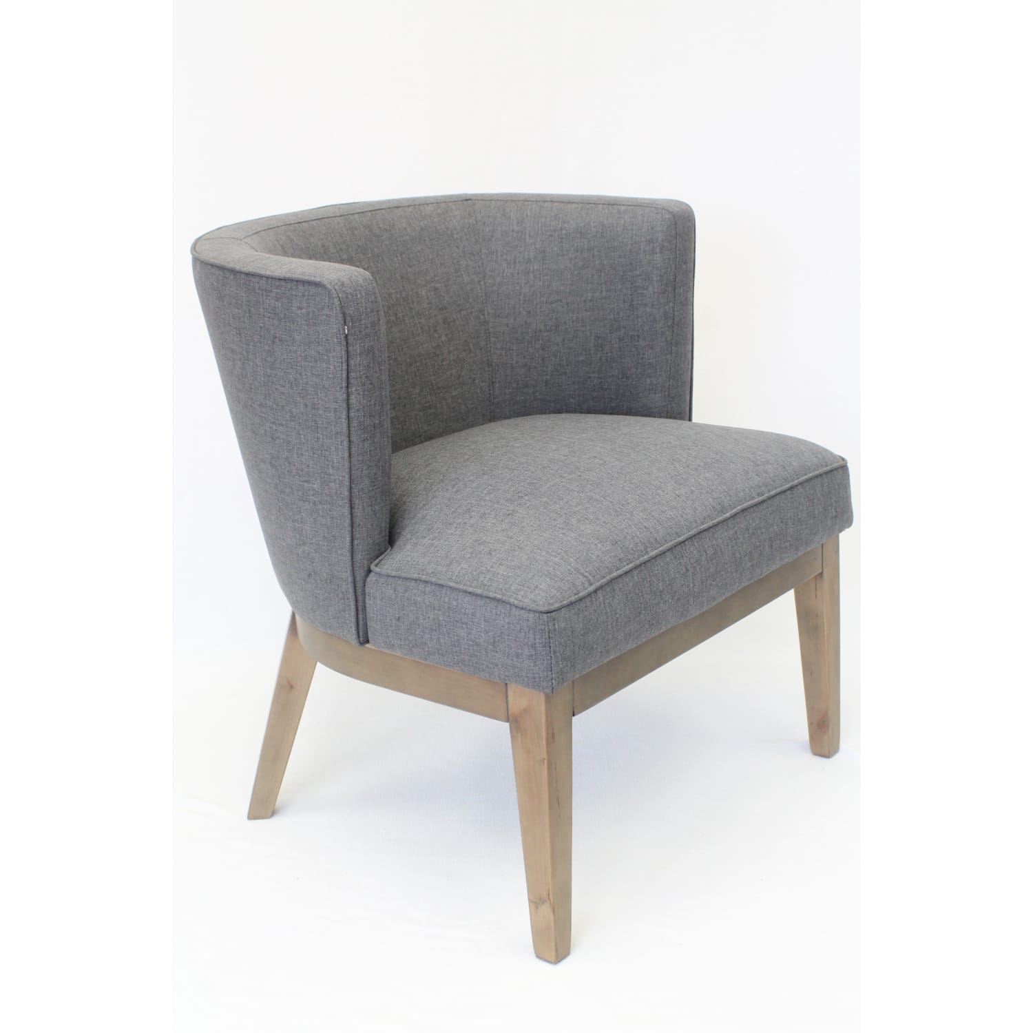 Boss Office Products Ava Accent Chair Slate GrayDriftwood PopularChairscom