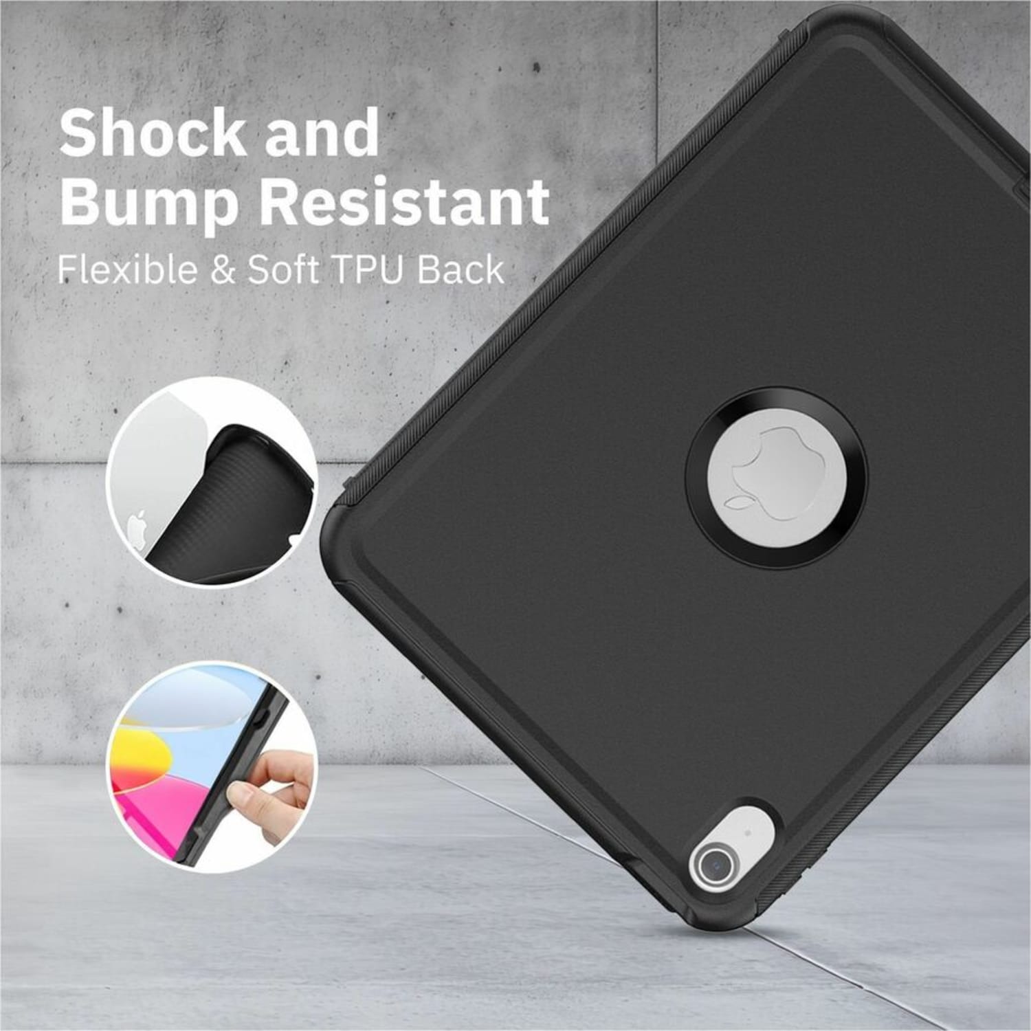 CODi Protective Folio Case For iPad 10.9in (10th Gen) & iPad 11in (A16), Slim, Smart Cover With Stand & Magnetic Closure, C30702025 - Image 6