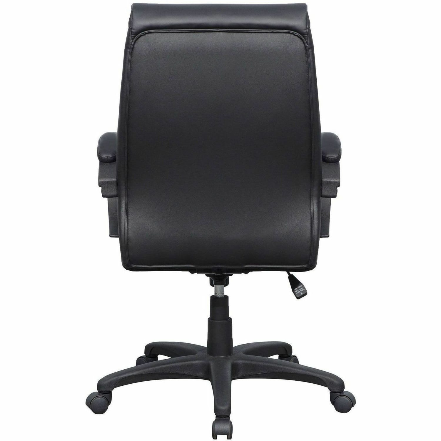 Lorell Deluxe Ergonomic Bonded Leather HighBack Chair Black PopularChairscom Lorell Deluxe Ergonomic Bonded Leather High Back Chair Black PopularChairscom