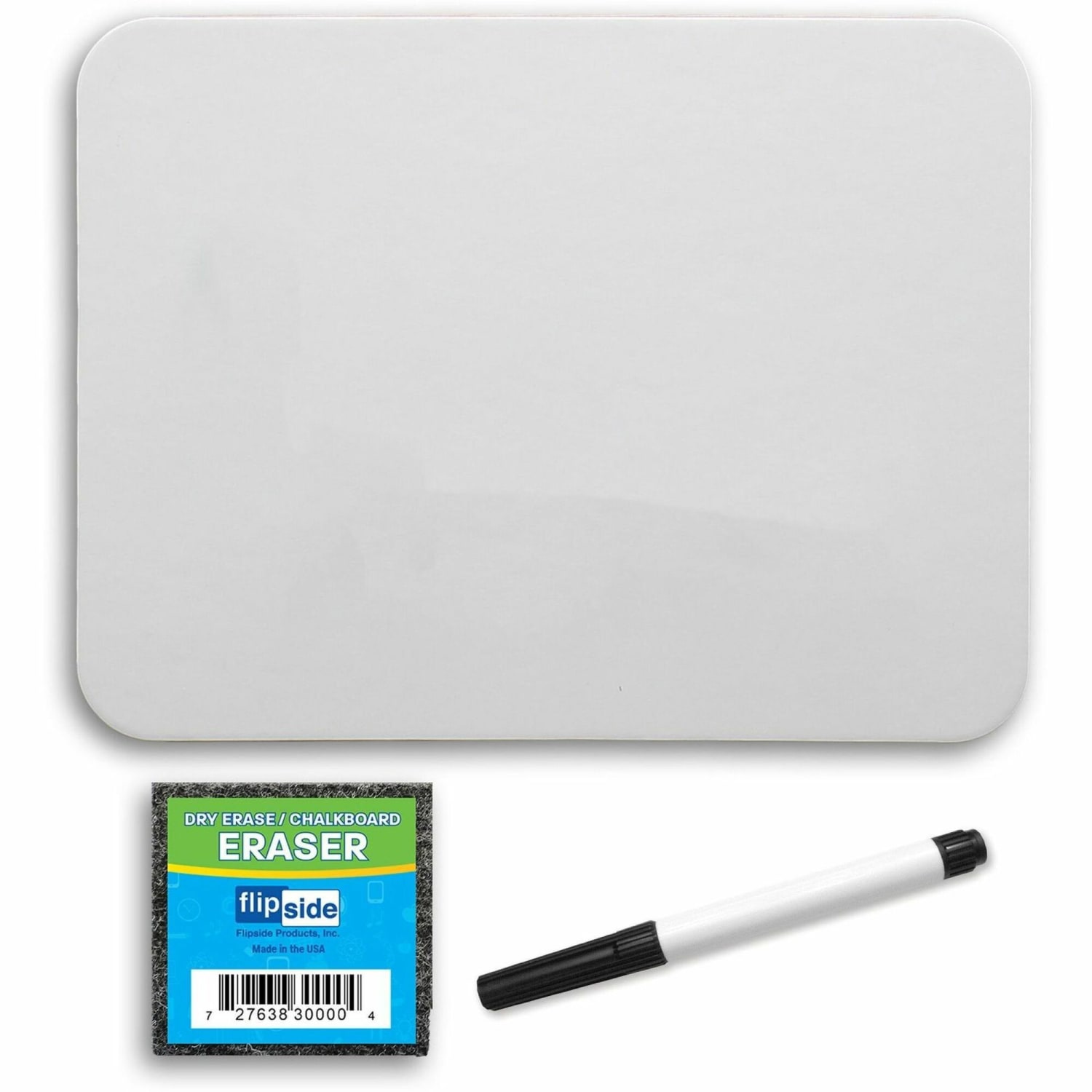 Flipside Magnetic Dry-Erase Board Class Pack, 9in x 12in, White, Set Of 12 - Image 3