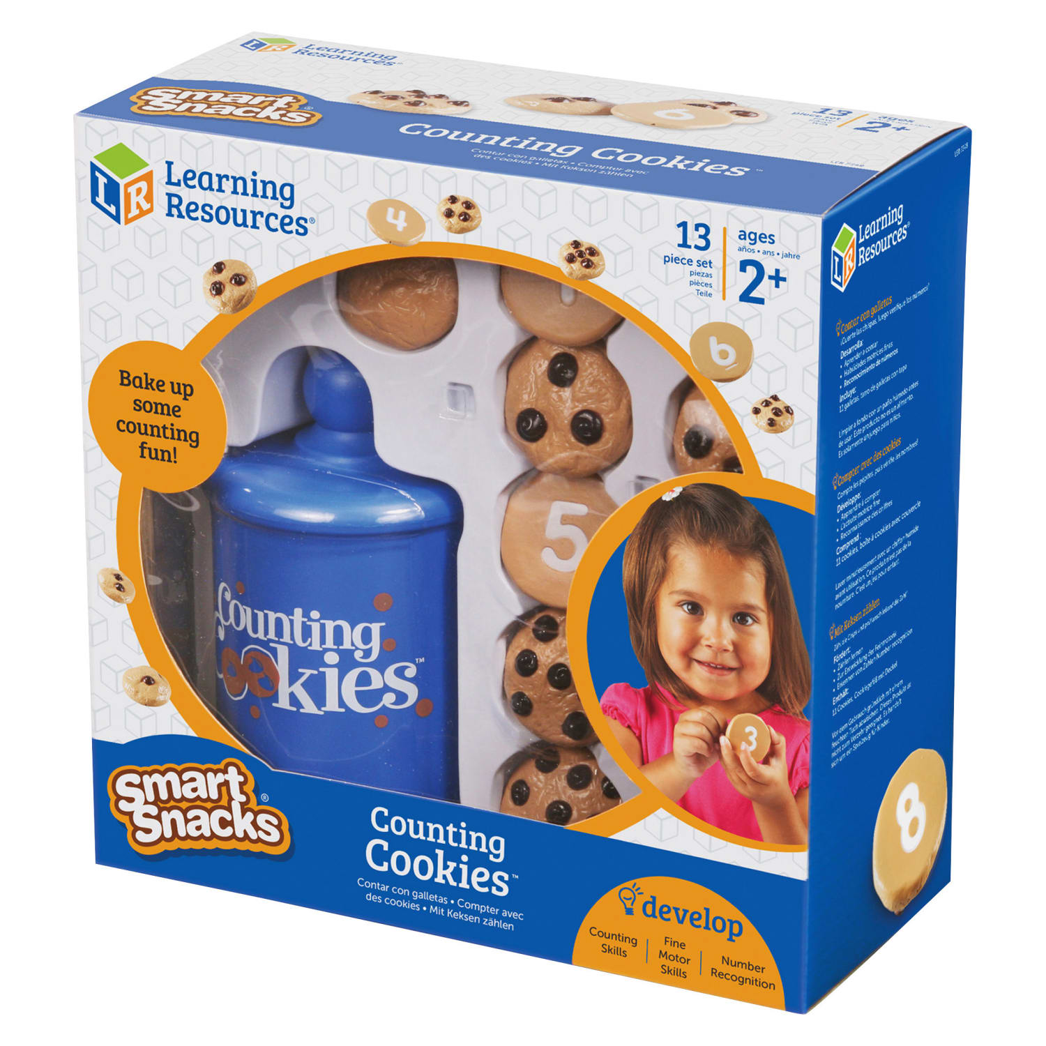 Learning Resources Smart Snacks Counting Cookies, 1 3/4in x 1 3/4in, Grades Pre-K - 4, Pack Of 13 - Image 4