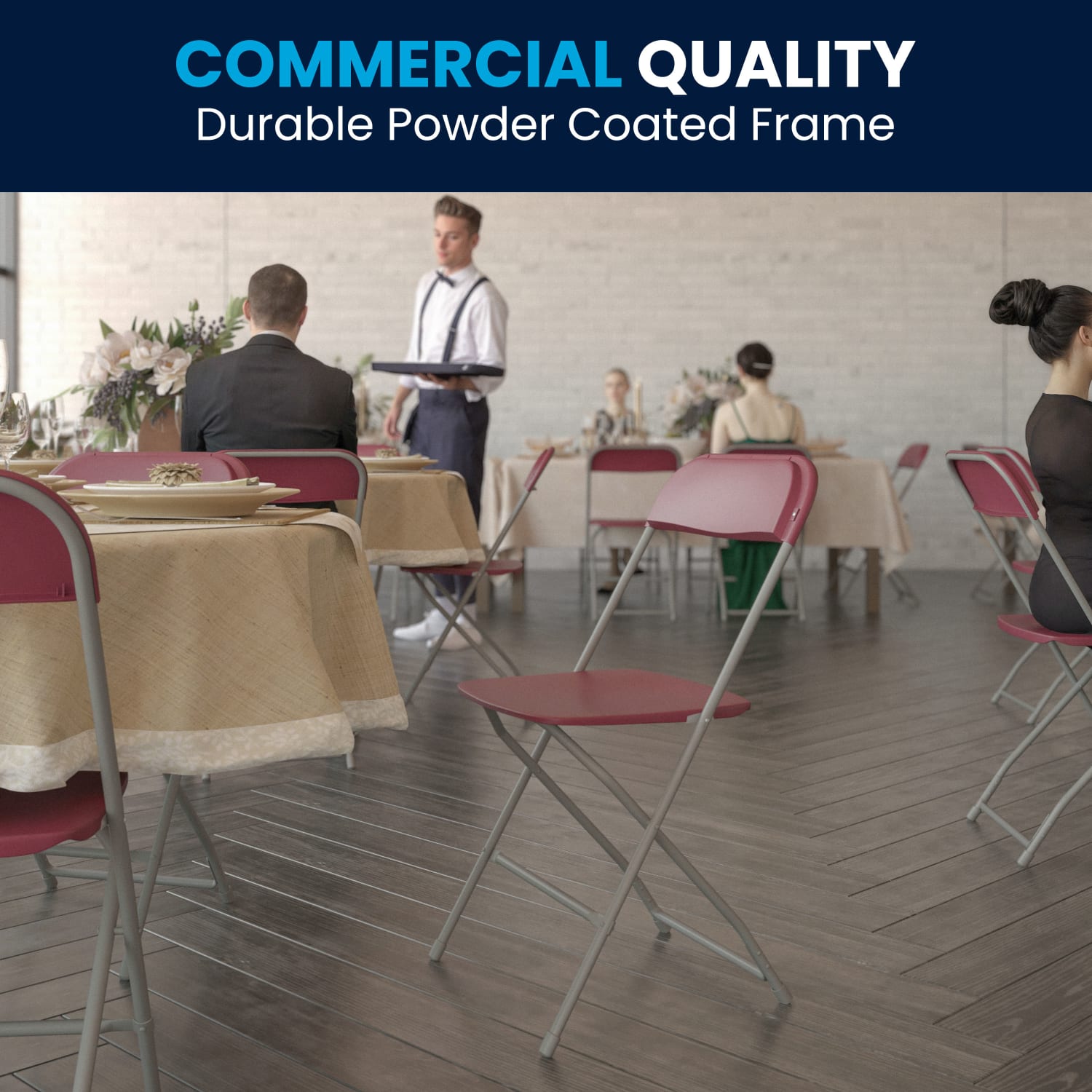 Flash Furniture Hercules Plastic Folding Chairs With 650 lb Capacity RedGray Set Of 2 Chairs PopularChairscom