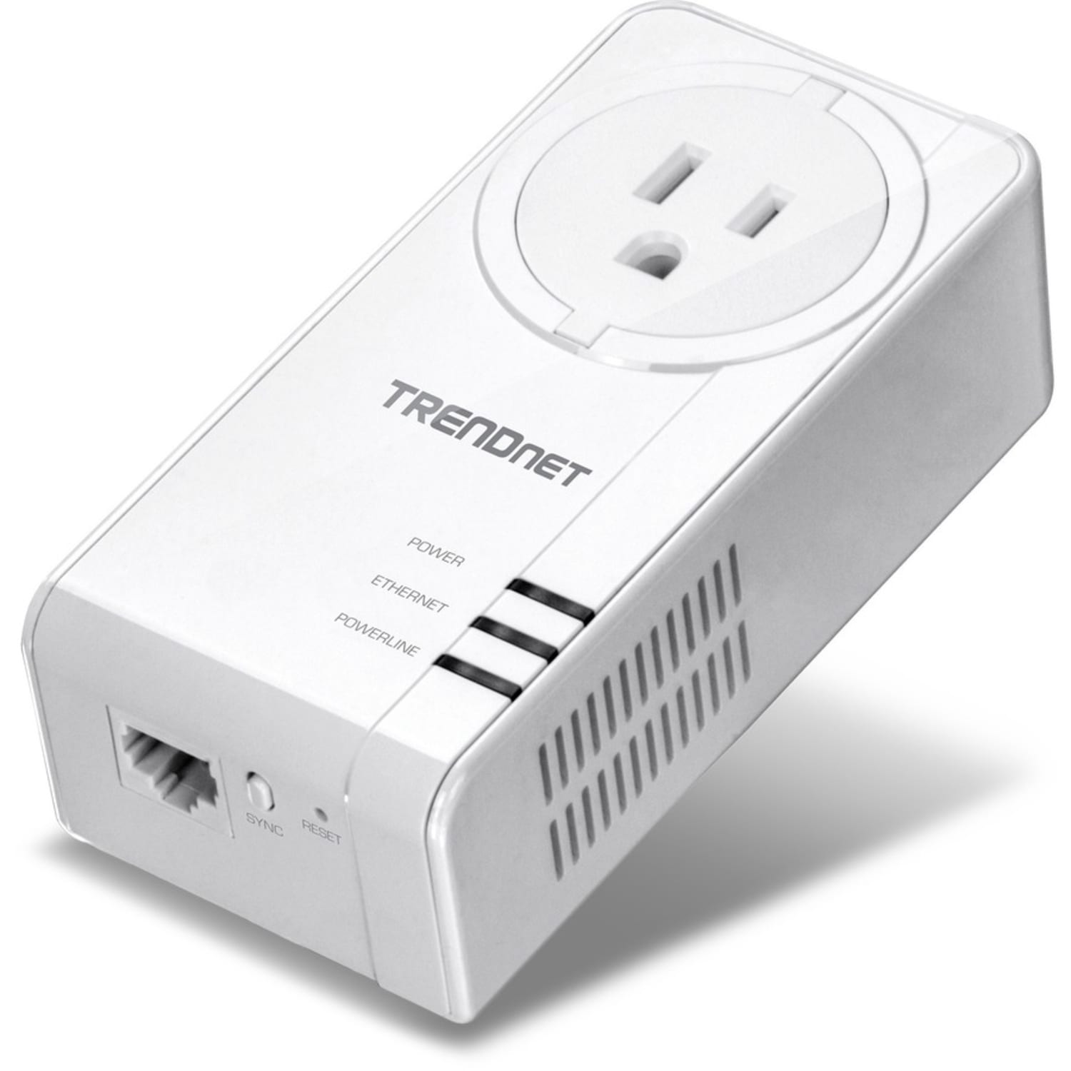 TRENDnet Powerline 1300 AV2 Adapter With Built-in Outlet Adapter Kit, Includes 2x TPL-423E Adapters, IEEE 1905.1 & IEEE 1901 - Image 3