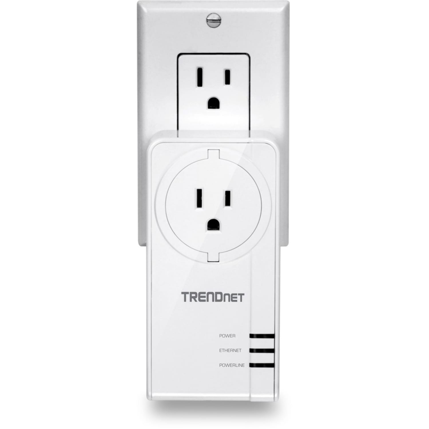 TRENDnet Powerline 1300 AV2 Adapter With Built-in Outlet Adapter Kit, Includes 2x TPL-423E Adapters, IEEE 1905.1 & IEEE 1901 - Image 4