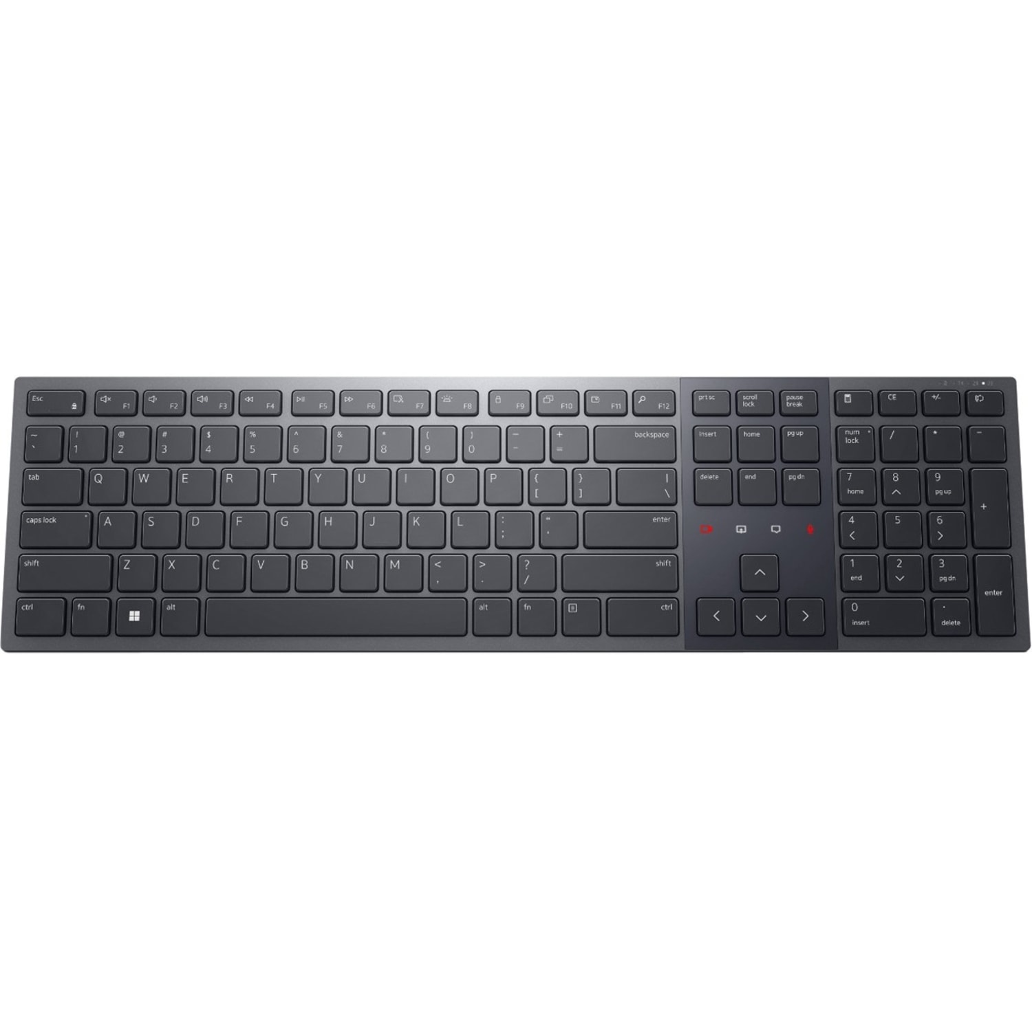Dell Premier KB900 Keyboard - Wireless Connectivity - Bluetooth - 5.1 - 2.40 GHz - USB Interface  Key(s), Print Hot Key(s)