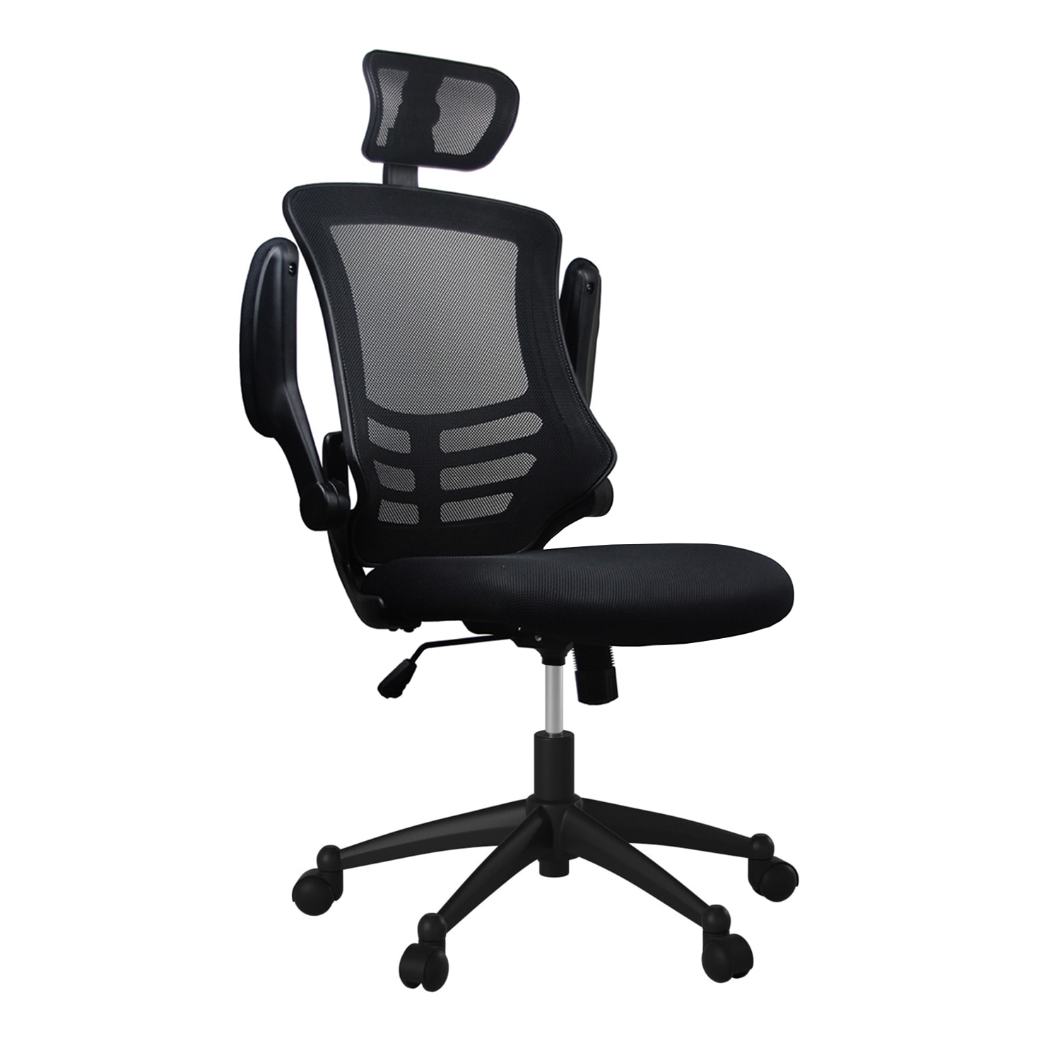 Techni Mobili Modern Ergonomic Mesh High-Back Executive Office Chair, Black, Total Qty 1 - Image 6