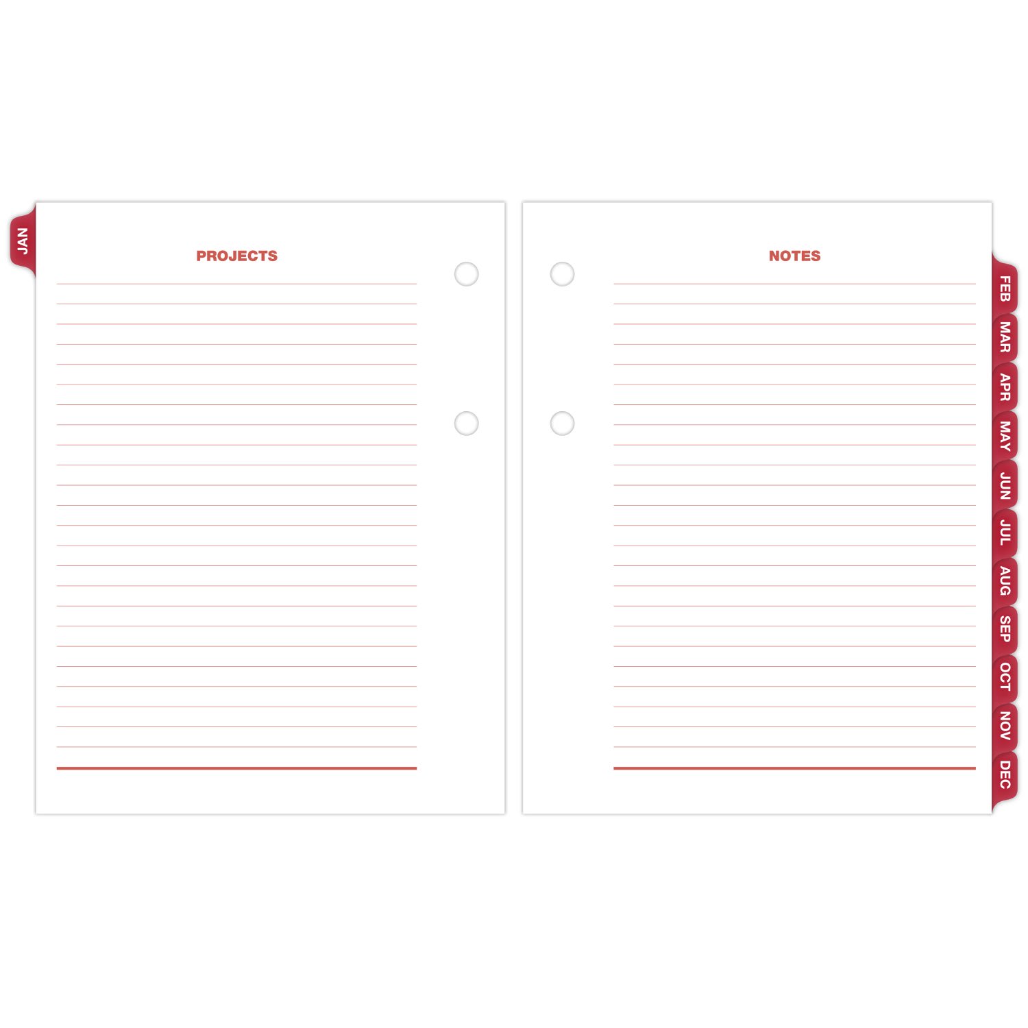 AT-A-GLANCE 2026 Daily Loose-Leaf Desk Calendar Refill, Mini, 3in x 3 3/4in - Image 3