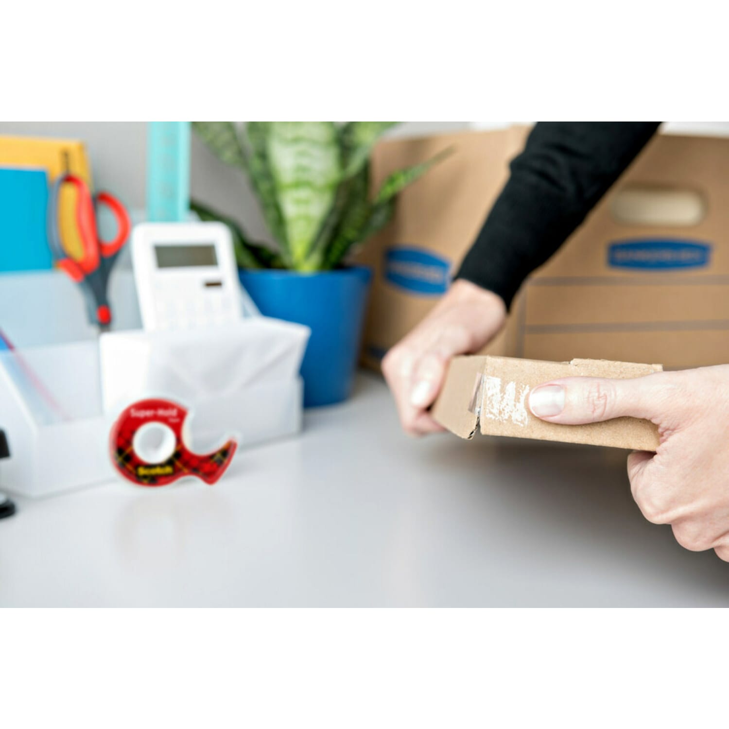 Scotch Shipping Pack, 1 Roll Super-Hold Tape, 2 Rolls Heavy Duty Packaging Tape, 1 Precision Mini Box Cutter Knife - Image 5