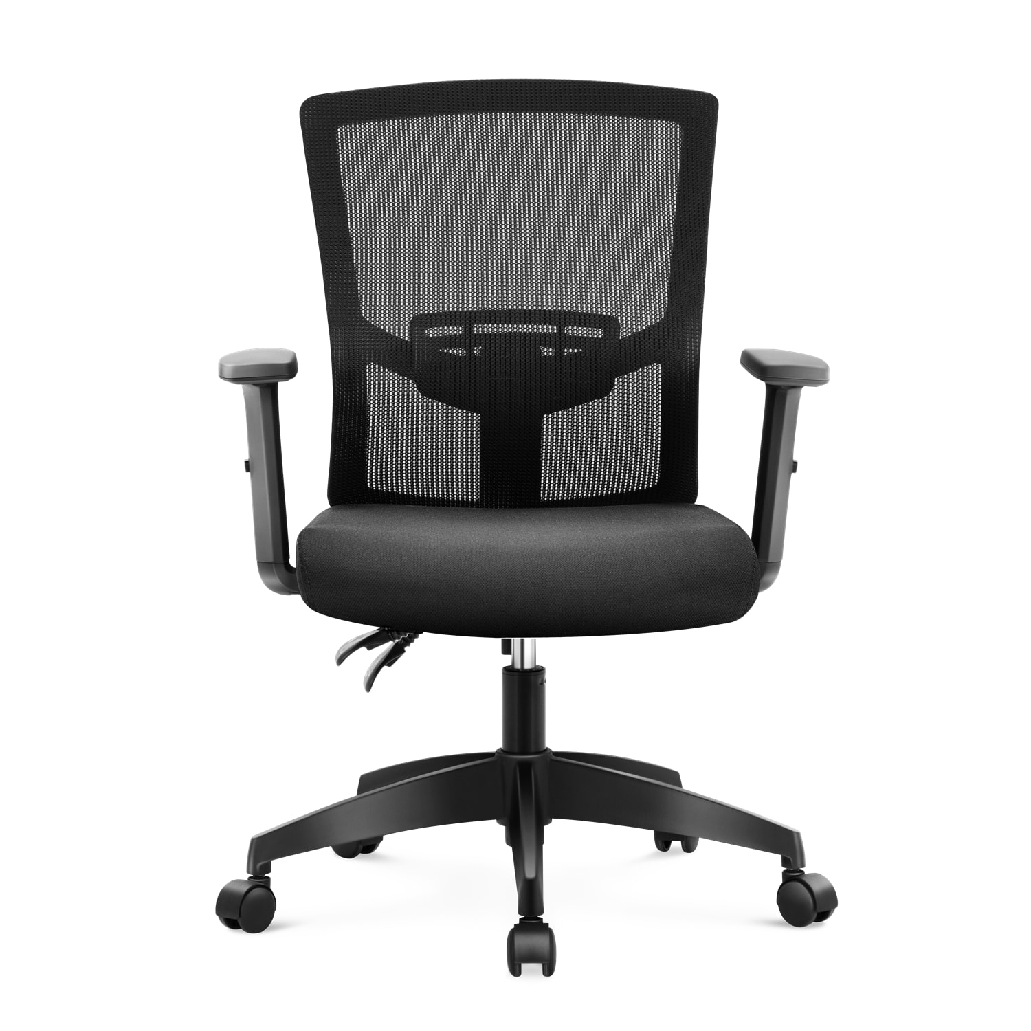 ALPHA HOME Ergonomic Mesh Mid Back Office Task Chair Black PopularChairscom