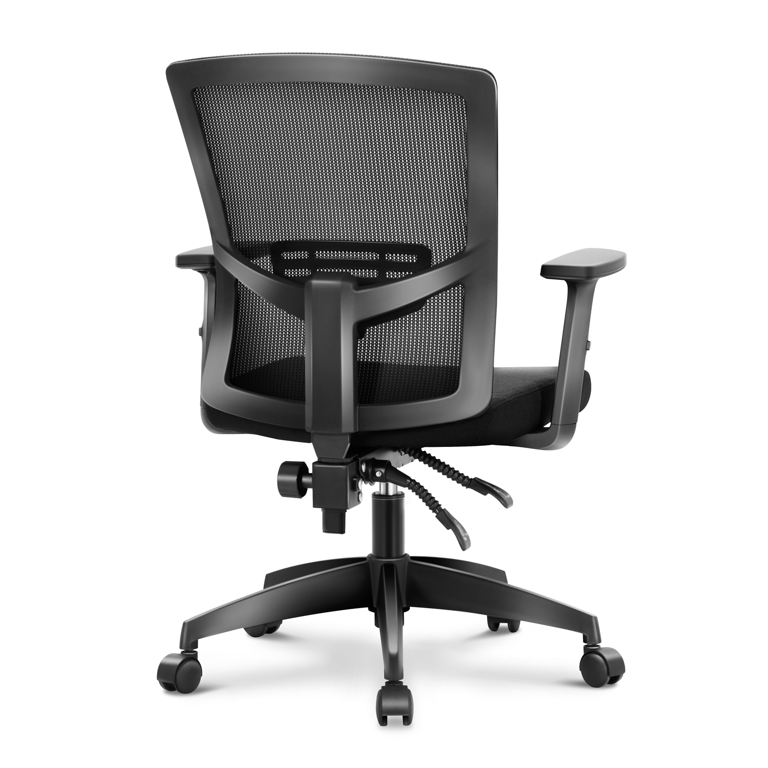 ALPHA HOME Ergonomic Mesh Mid Back Office Task Chair Black PopularChairscom