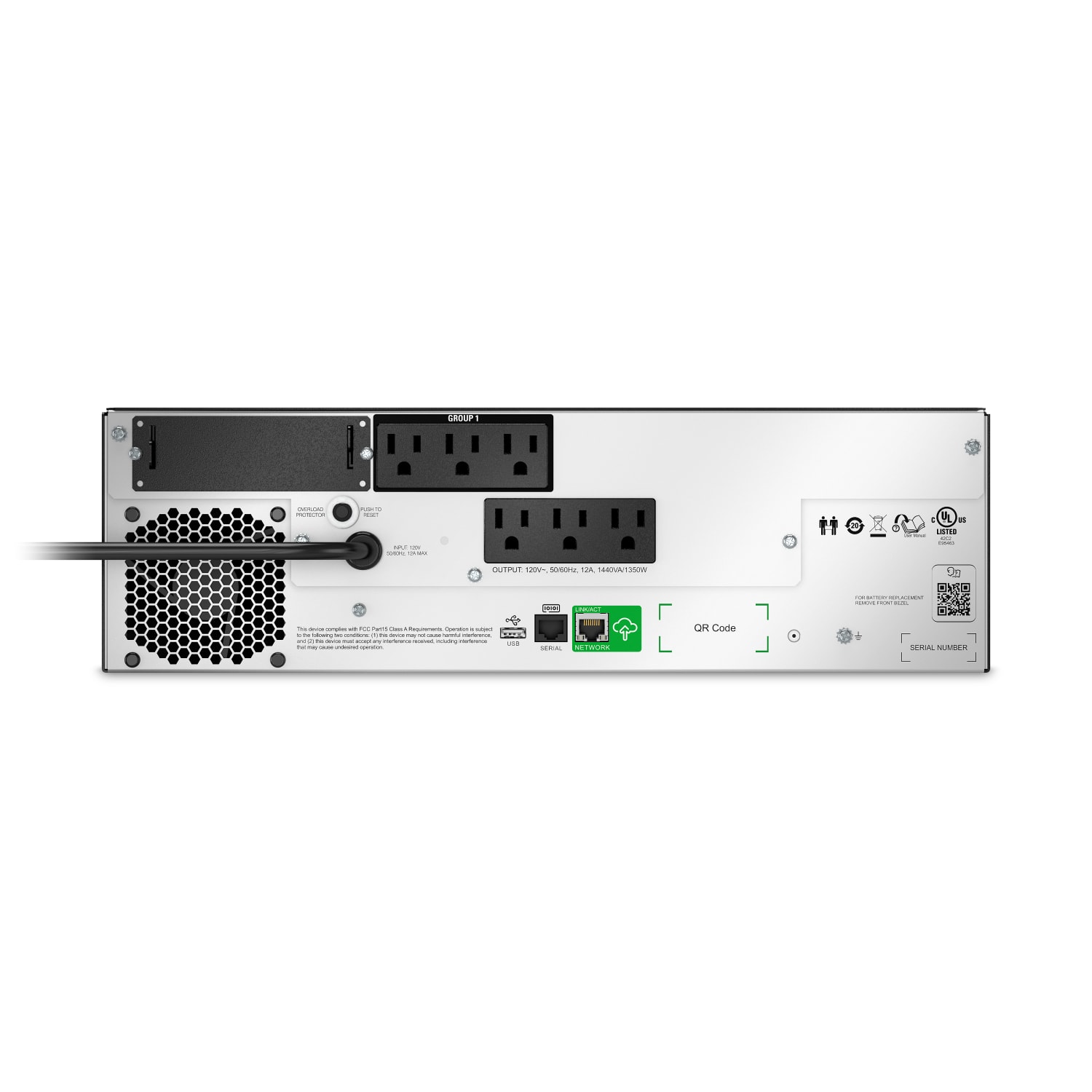 APC Smart-UPS 6-Outlet Lithium-Ion Uninterruptible Power Supply, SmartConnect, 1500VA/1350 Watts, SMTL1500RM3UC - Image 5