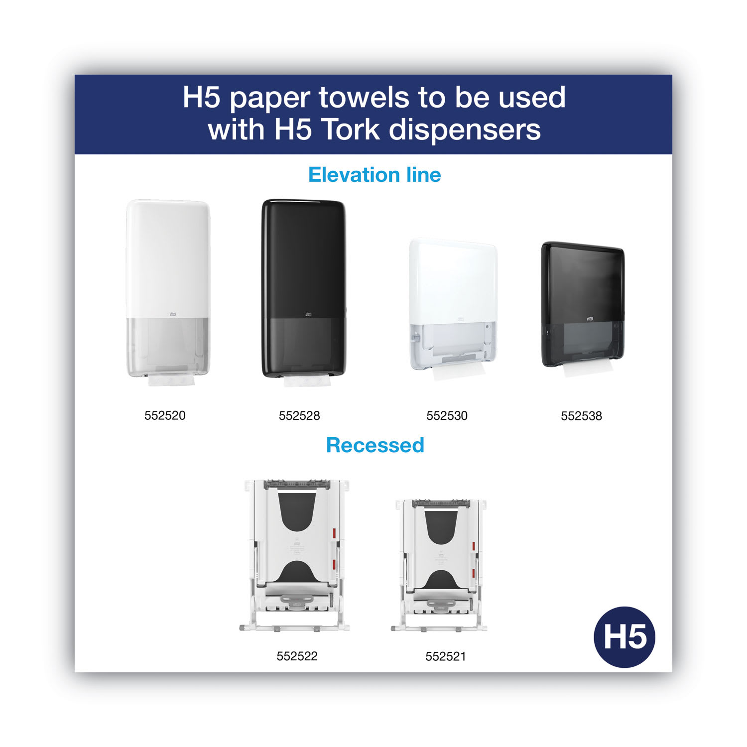 Tork PeakServe Continuous Hand Towel, 1-Ply, 7.91 x 8.85, White, 270 Wipes/Pack, 12 Packs/Carton - Image 6
