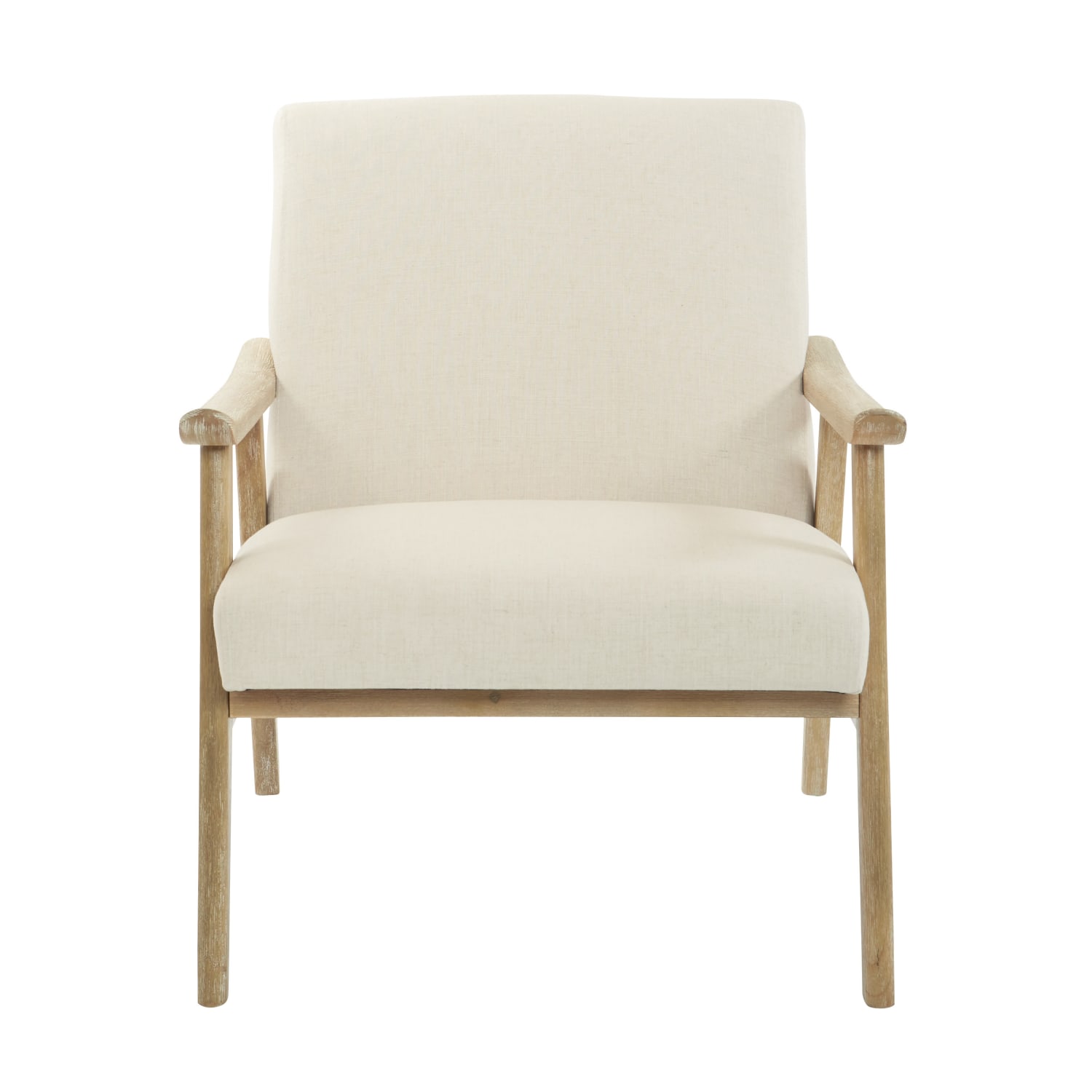 Ave Six Work Smart Weldon Chair, Linen/Light Brown - Image 3
