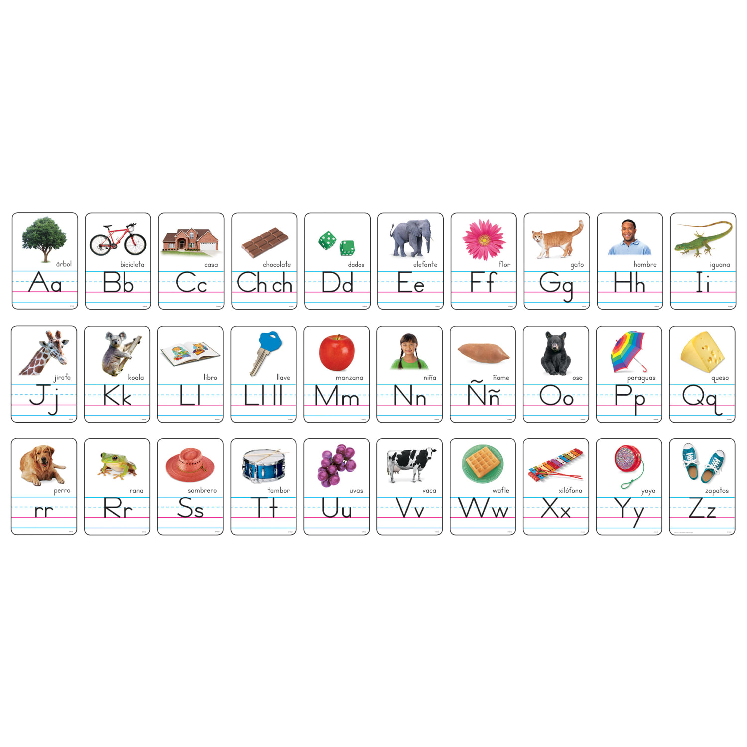 TREND Bulletin Board Set, Franja Ilustrada Del Alfabeto, 5 7/8in x 8 1/4in, Multicolor, Grades PreK - 1 - Image 3