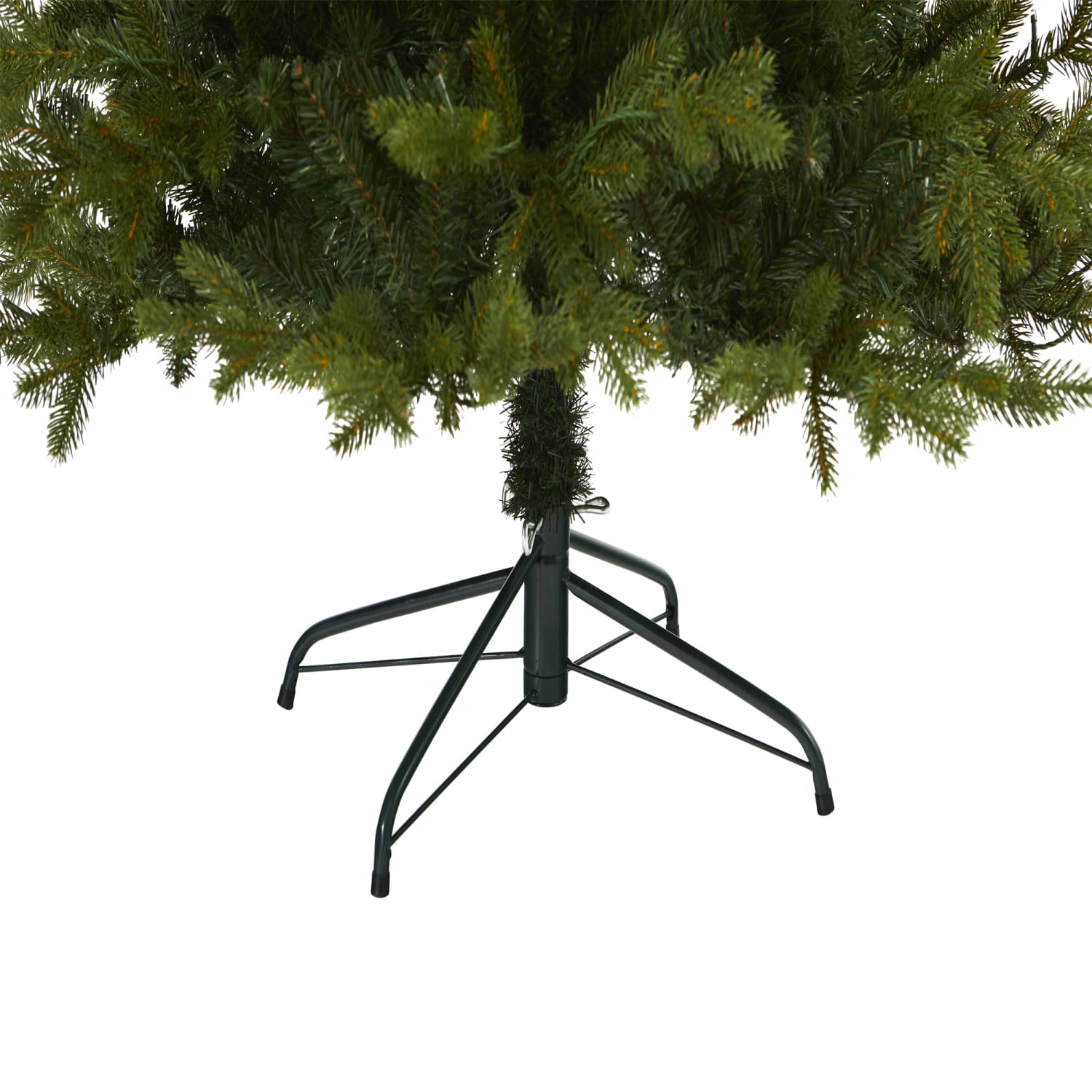 Nearly Natural Belgium Fir 84inH Artificial Christmas Tree With Bendable Branches, 84inH x 32inW x 32inD, Green - Image 5