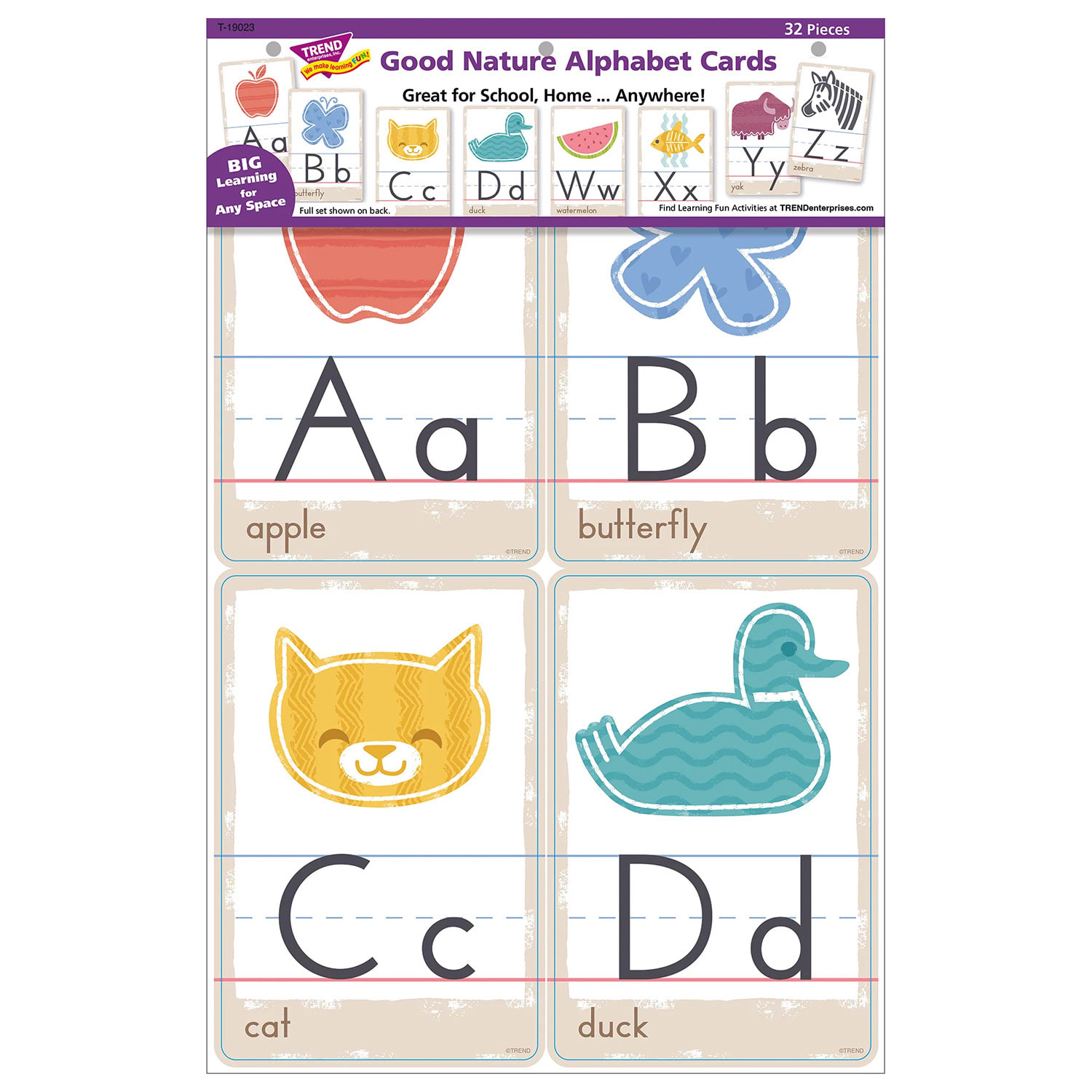 TREND Good Nature Alphabet Cards Learning Set - Image 4