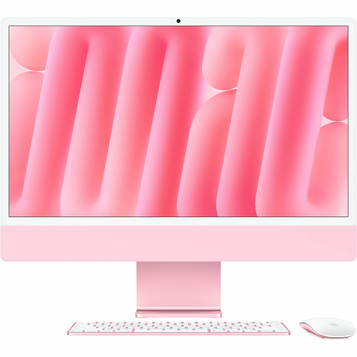 Apple iMac MWV43LL/A All-in-One Computer - Apple M4 - 16 GB - 256 GB SSD - 24in 4.5K - Desktop - Pink - MWV43LLA