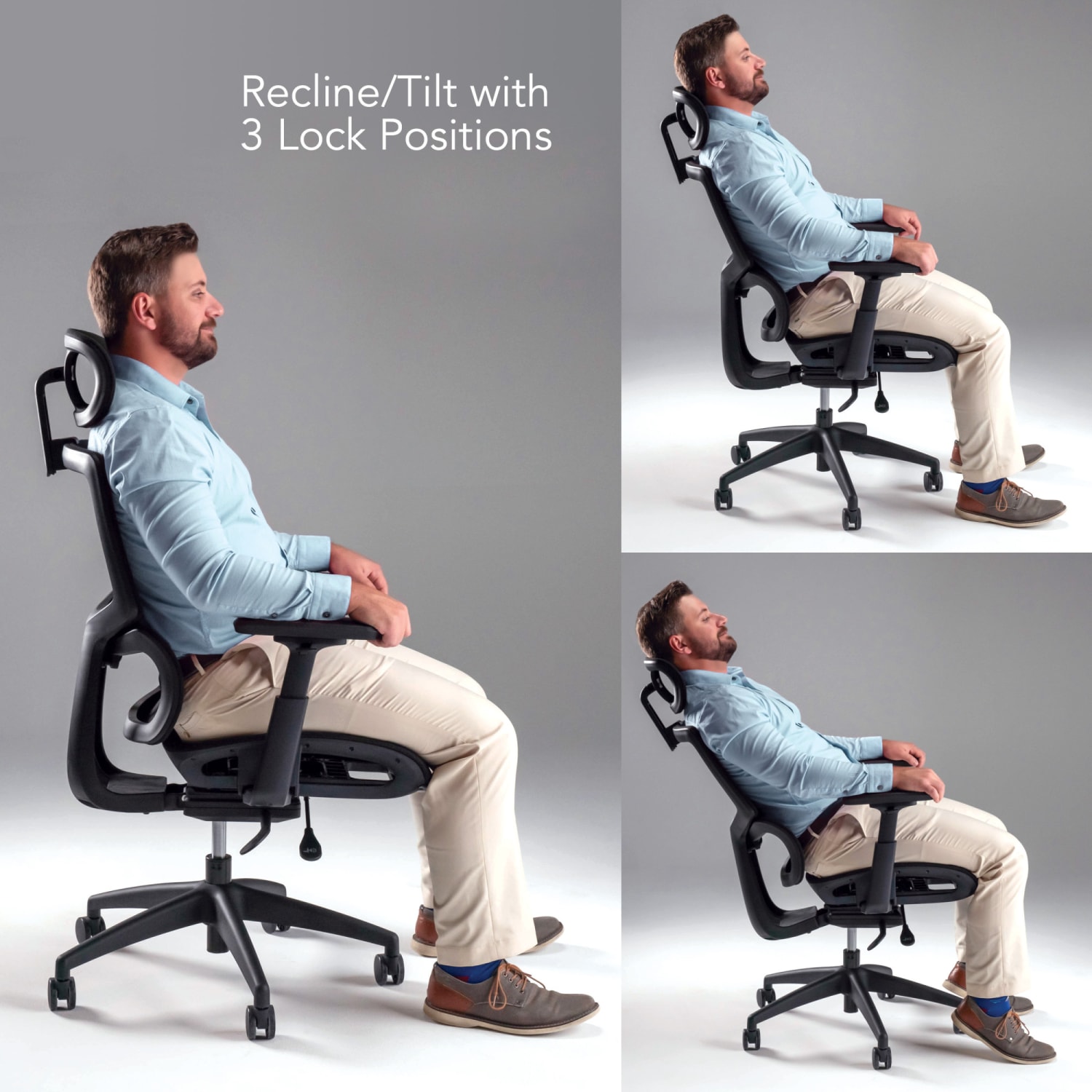 Bush Business Furniture Align Fabric High Back Ergonomic Office Chair with Lumbar Support, Black Nylon Mesh, Standard Deliver Service - Image 5